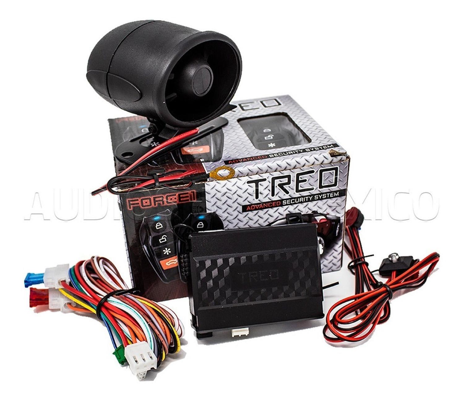 Alarma Profesional para Automóvil Treo FORCE1 Con Salida de Claxon - Audioshop México lo mejor en Car Audio en México -  Treo