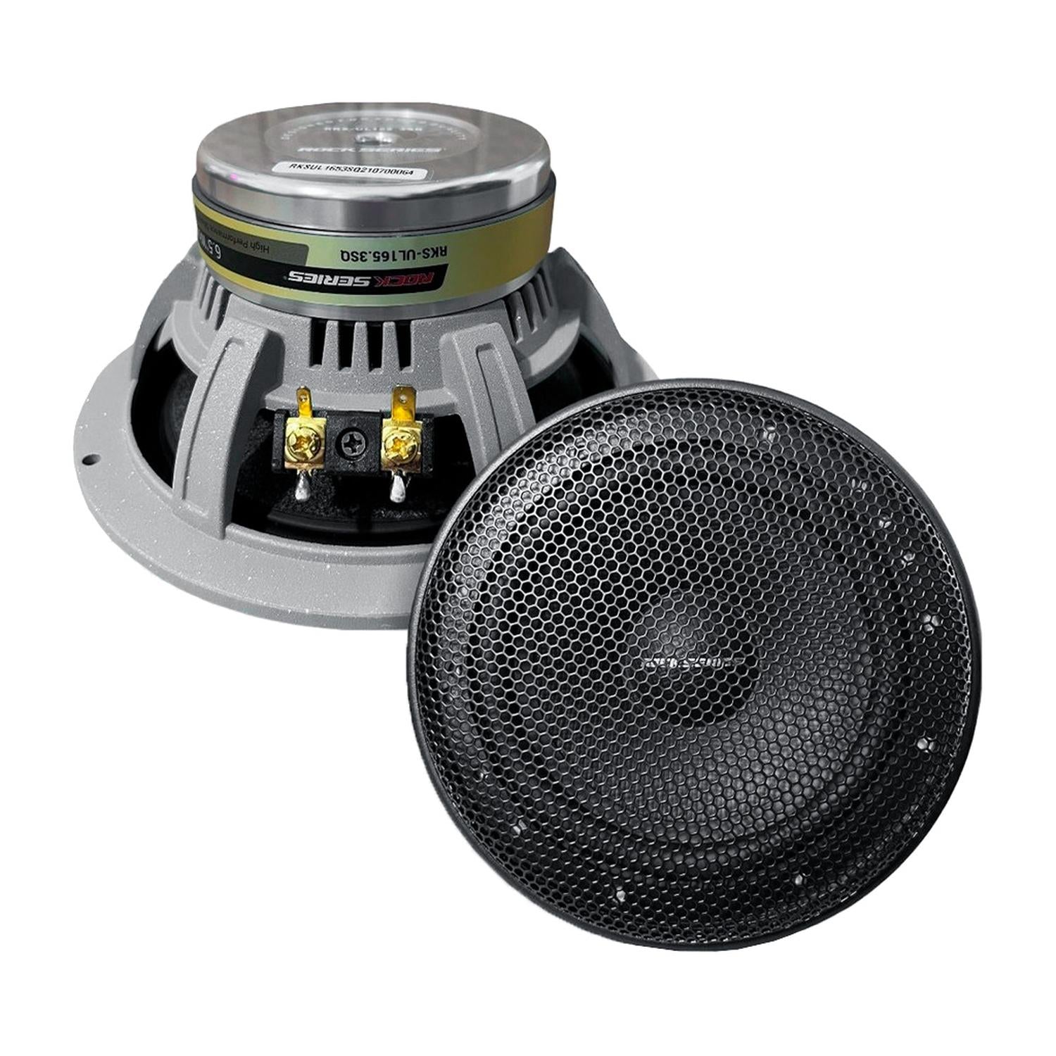 Set de Medios Open Show Rock Series RKS-UL165.3SQ 1200 Watts 6.5 Pulgadas 4 Ohms 3 Vías Componente U - Audioshop México lo mejor en Car Audio en México -  Rock Series
