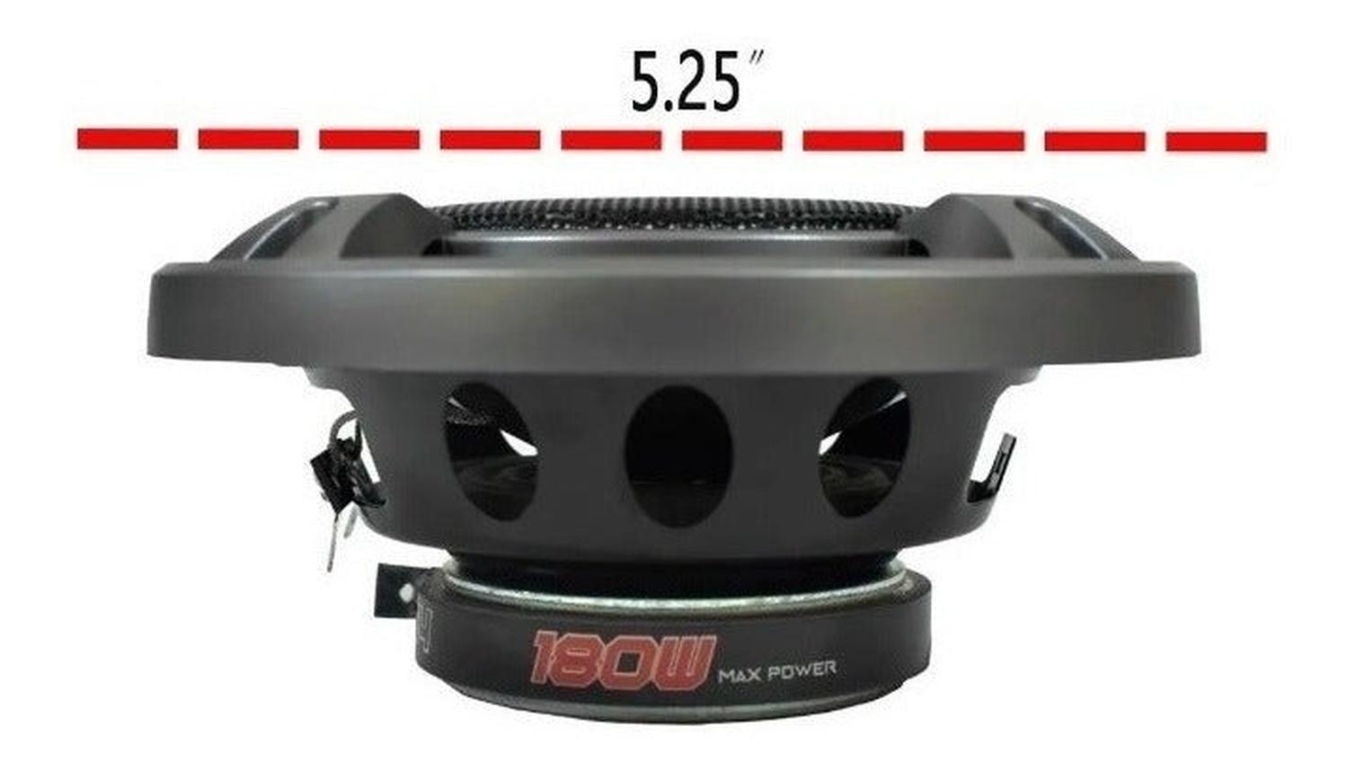 Bocinas Coaxiales Rock Series Rks-p54 180 Watts 5.25 Pulgadas 4 Vías - Audioshop México lo mejor en Car Audio en México -  Rock Series