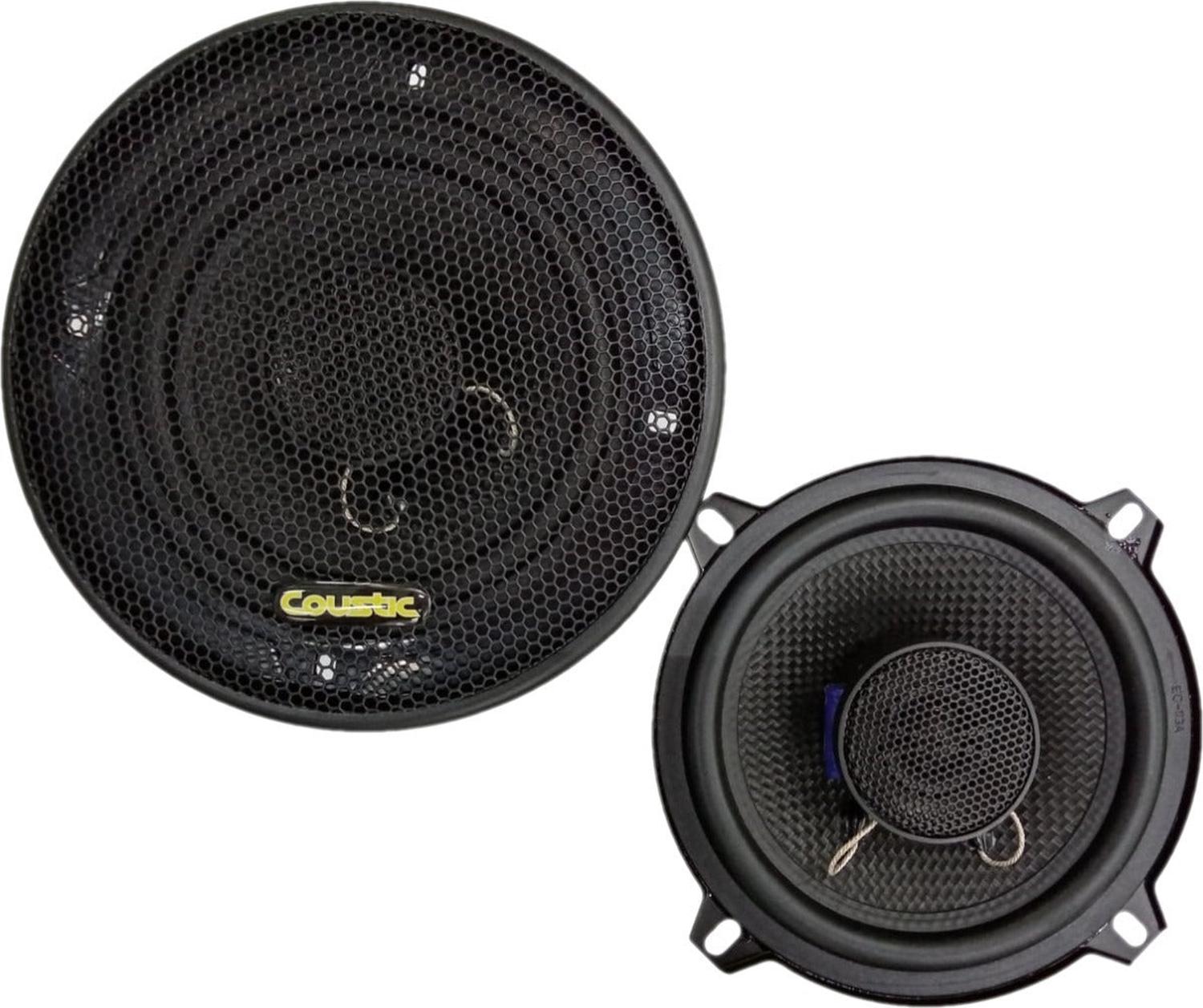 Bocinas Coaxiales Coustic PRO5 500 Watts 5.25 Pulgadas 4 Ohms 2 Vías - Audioshop México lo mejor en Car Audio en México -  Coustic