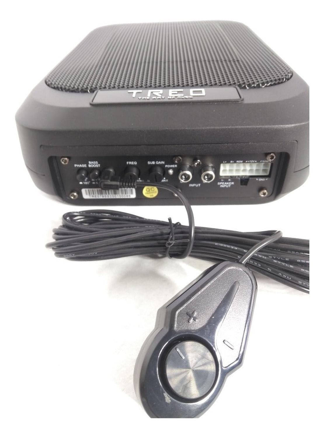 Subwoofer Plano Amplificado Treo 1250 Watts 7x9 Pulgadas con Controlador de Bajos - Audioshop México lo mejor en Car Audio en México -  Treo