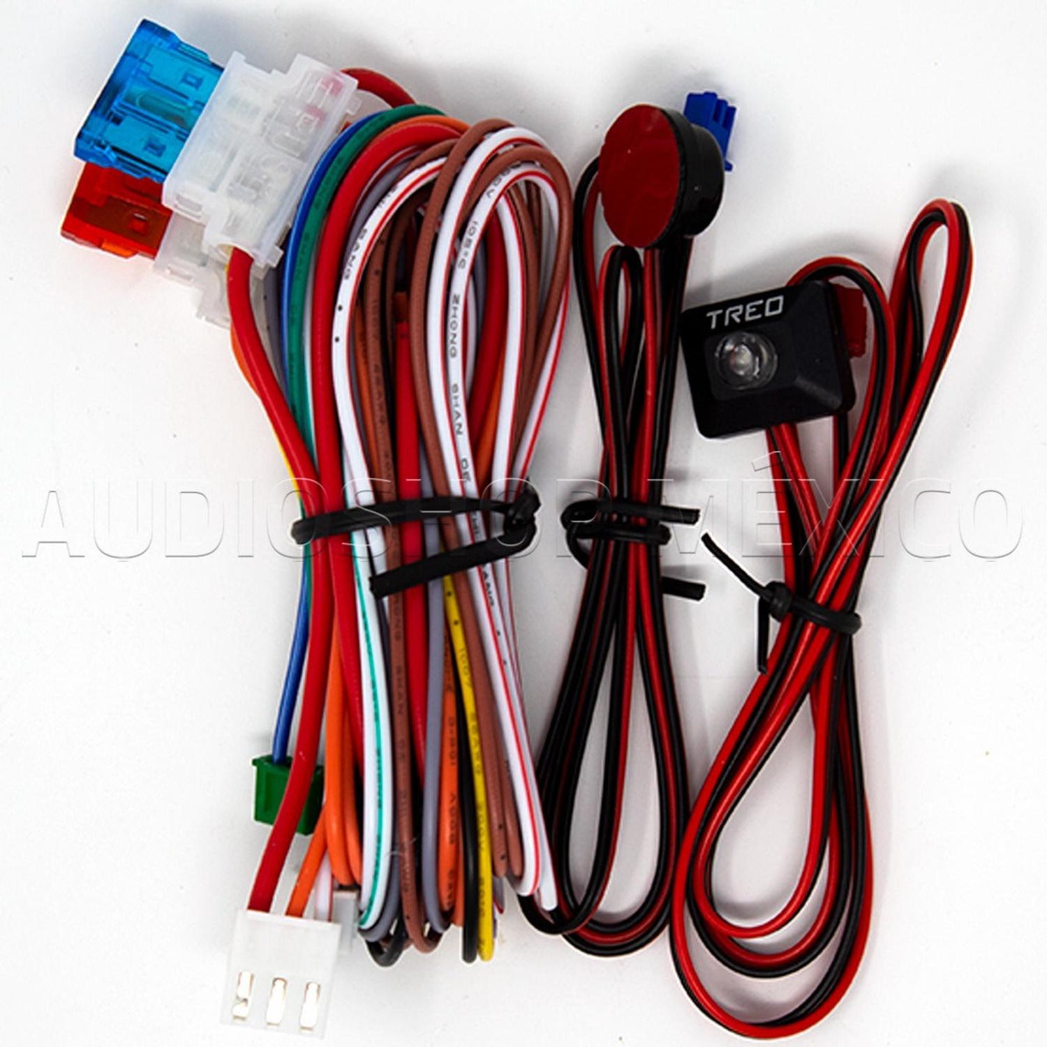 Alarma Profesional para Automóvil Treo FORCE1 Con Salida de Claxon - Audioshop México lo mejor en Car Audio en México -  Treo