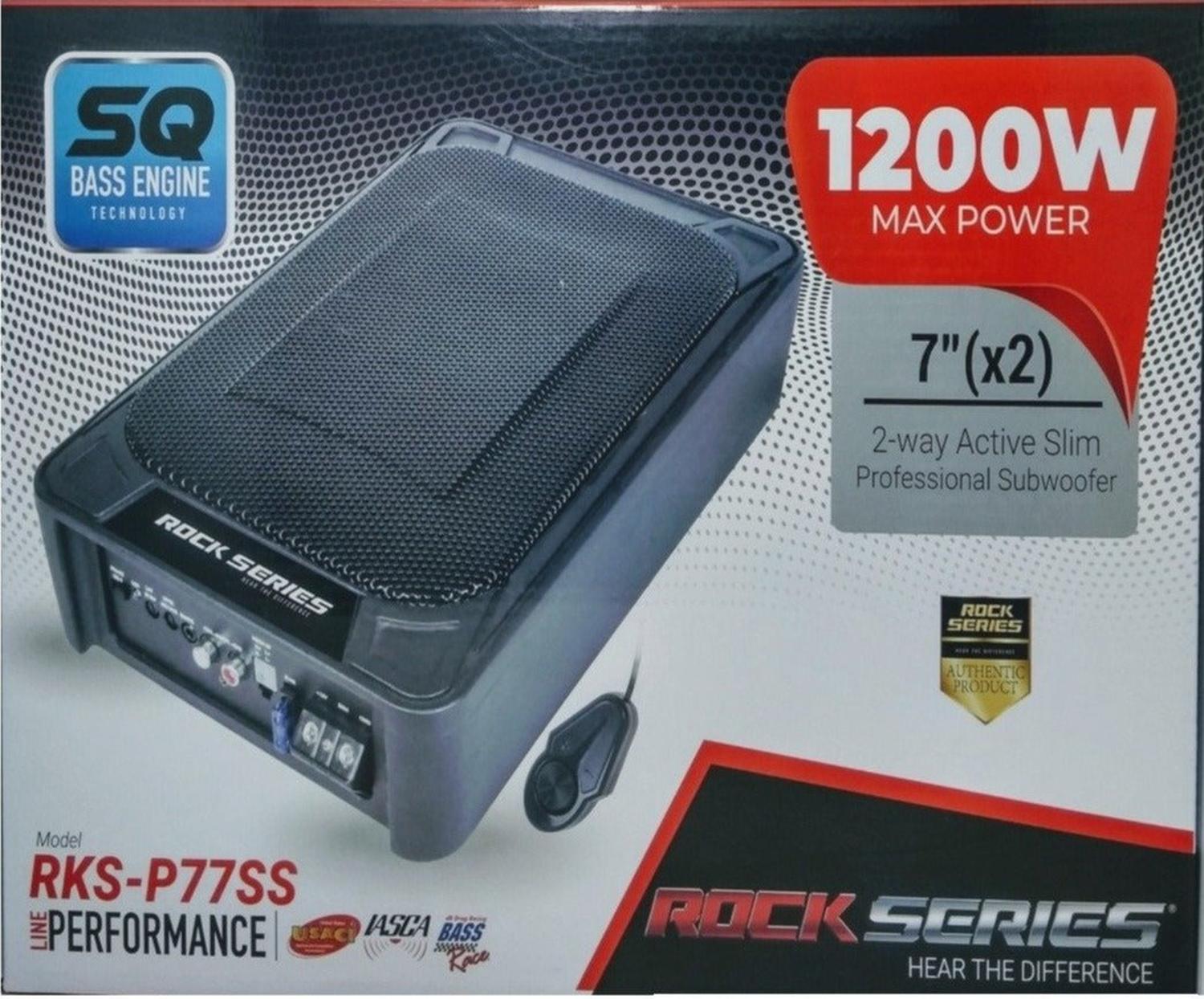 Subwoofer Activo Amplificado Plano Profesional Rock Series RKS-P77SS 1200 Watts 7 Pulgadas 4 Ohms pa - Audioshop México lo mejor en Car Audio en México -  Rock Series