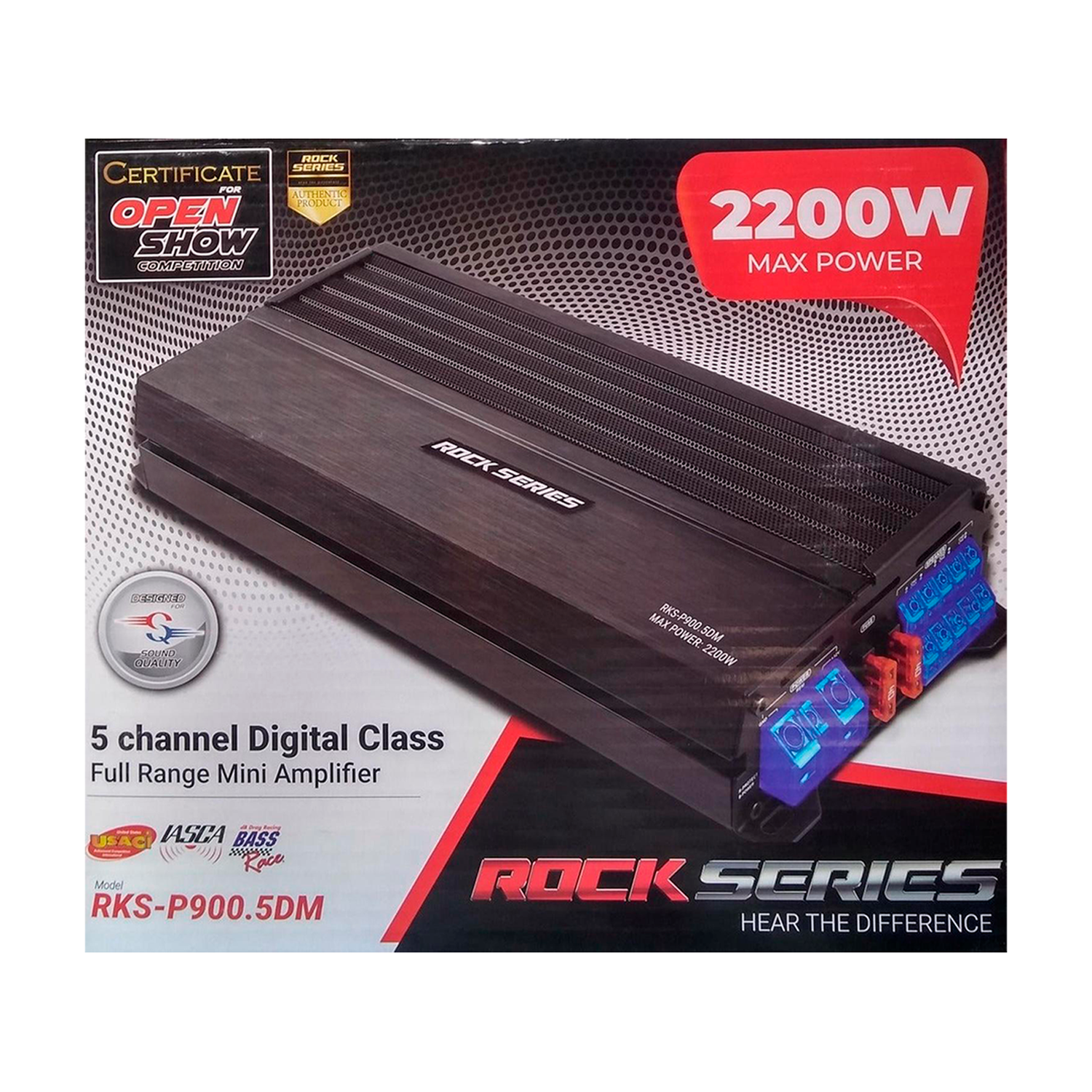 Mini Amplificador Rock Series RKS-P900.5DM 1600W Clase D 2 Ohms 5 Canales - Audioshop México lo mejor en Car Audio en México -  Rock Series