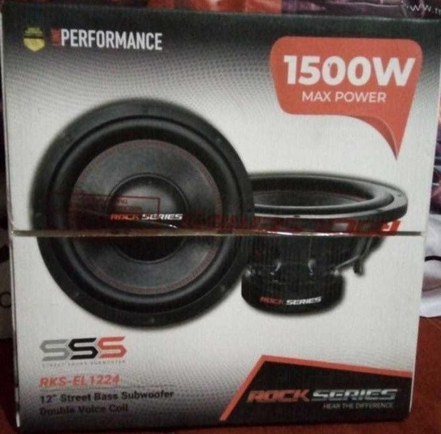 Subwoofer Profesional Doble Bobina Rock Series RKS-EL1224 400/800W 12 Pulgadas 4 Ohms DVC - Audioshop México lo mejor en Car Audio en México -  Rock Series