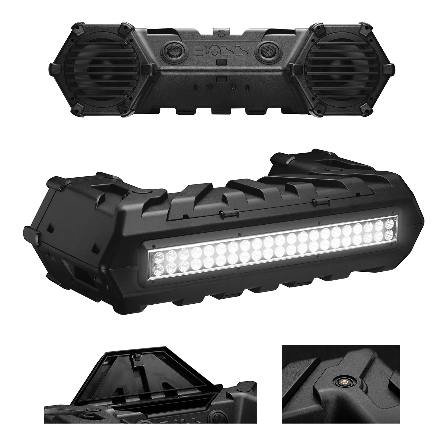 Sistema de Sonido Impermeable para ATV/UTV ATVB95LED - Audioshop México lo mejor en Car Audio en México -  Boss