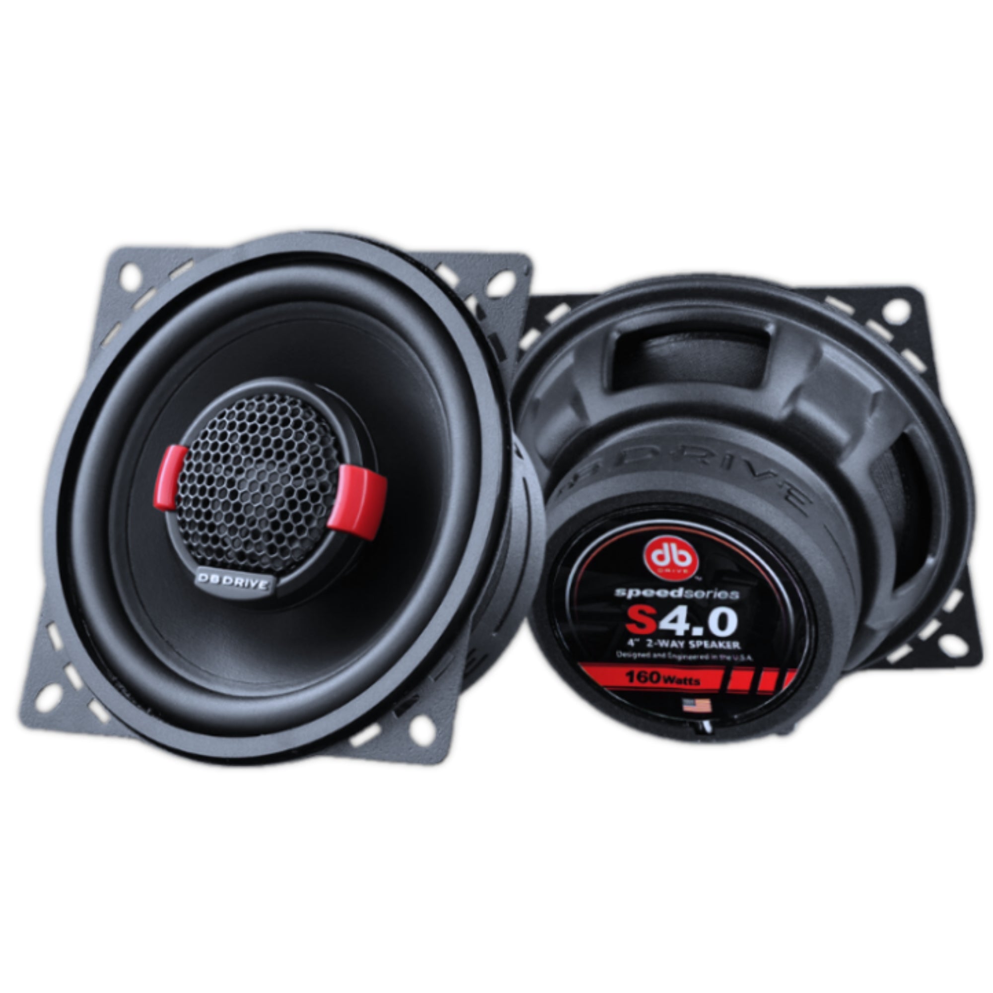 Set de Bocinas Coaxiales DB Drive S4.0 160W 4 PLG - Audioshop México lo mejor en Car Audio en México -  DB Drive
