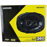 Bocinas Coaxiales Kicker DSC69304 6x9 Pulgadas 3 Vías 360W - Audioshop México lo mejor en Car Audio en México -  Kicker