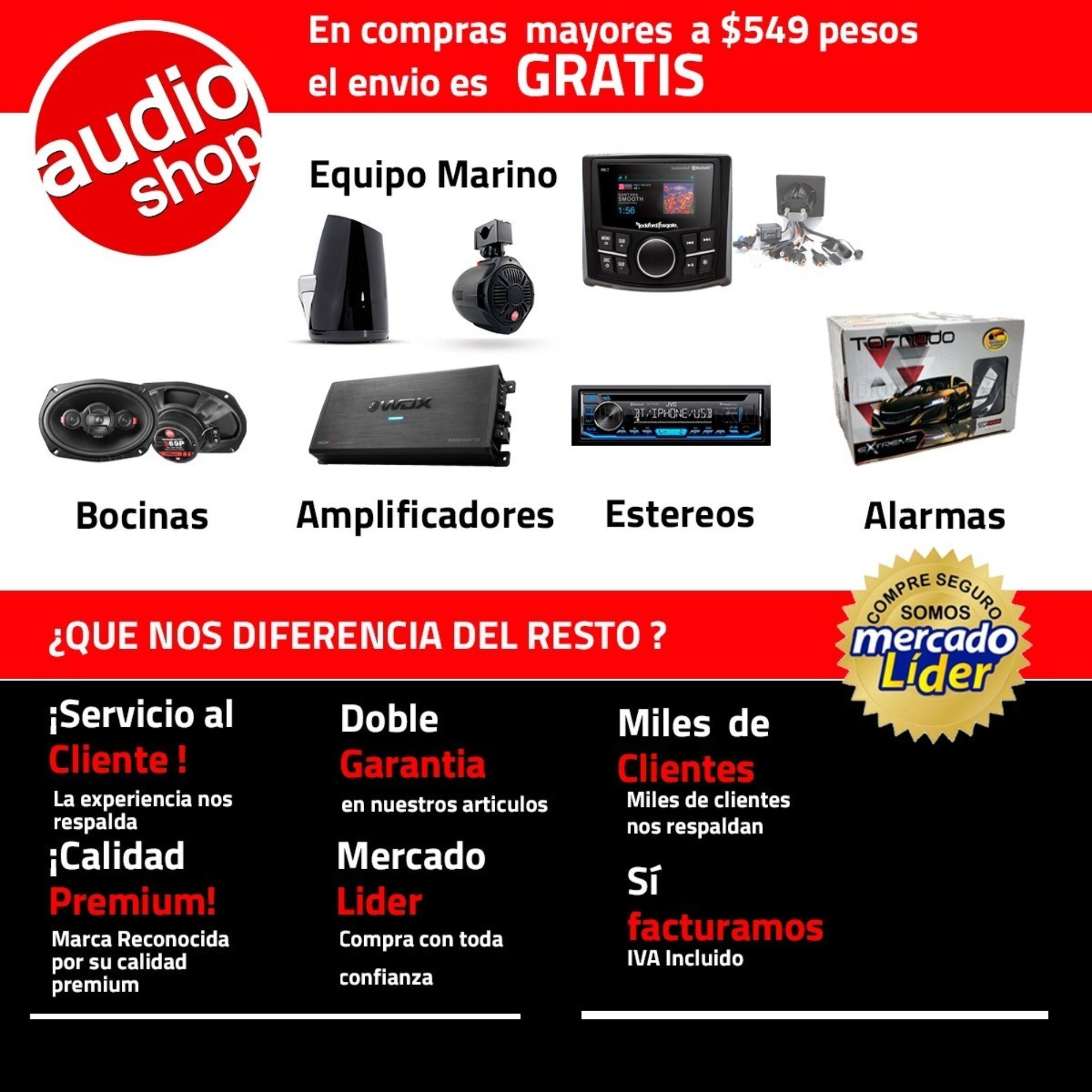 Set de Bocinas Coaxiales DB Drive S4.0 160W 4 PLG - Audioshop México lo mejor en Car Audio en México -  DB Drive