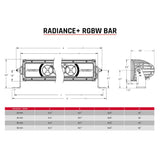 BARRA DE LUZ LED RIGID RADIANCE 30  PULGADAS RGBW RZR CAN AM - Audioshop México lo mejor en Car Audio en México -  RIGID