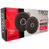 Bocinas Coaxiales Treo STUDIO4 450W 4 PLG 4 - Audioshop México lo mejor en Car Audio en México -  Treo