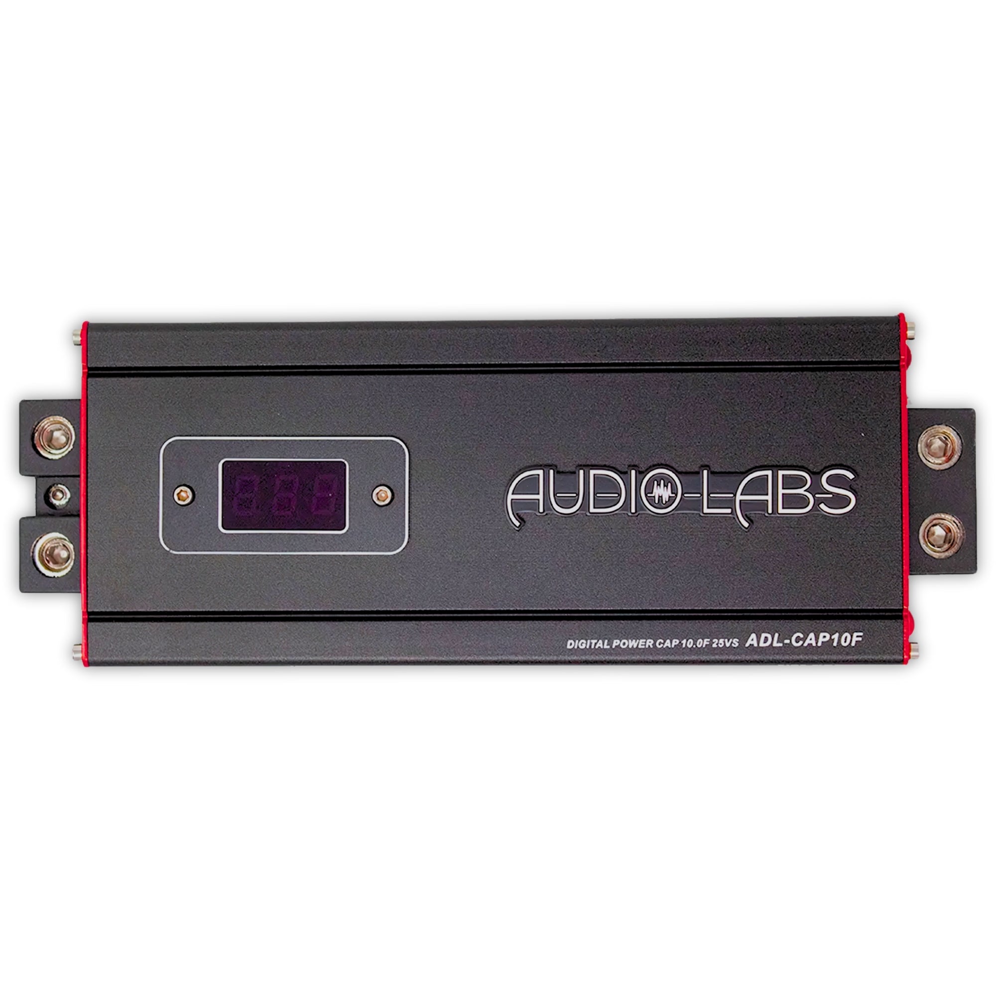 Capacitor Digital De 10 Faradios Audio Labs ADL-CAP10F Para auto (Negro con rojo) - Audioshop México lo mejor en Car Audio en México -  Audio Labs