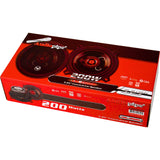 Bocinas coaxiales Audiopipe CSL-1502R 5.25 PLG 200 Watts - Audioshop México lo mejor en Car Audio en México -  Audiopipe