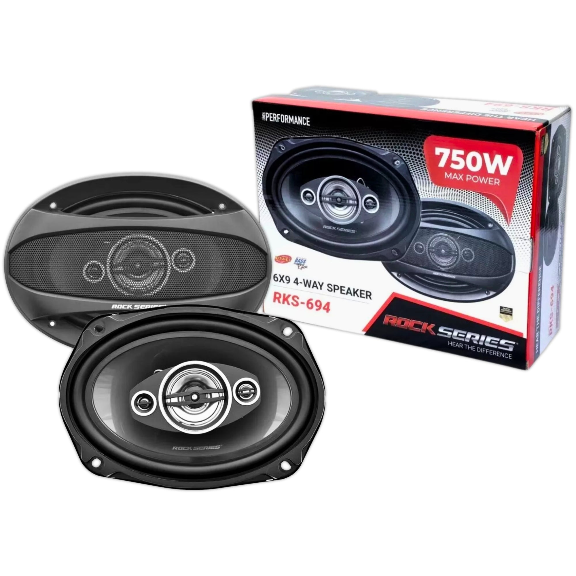 Bocinas Coaxiales Rock Series RKS-694 750W 6x9 PLG 4 Ohms - Audioshop México lo mejor en Car Audio en México -  Rock Series