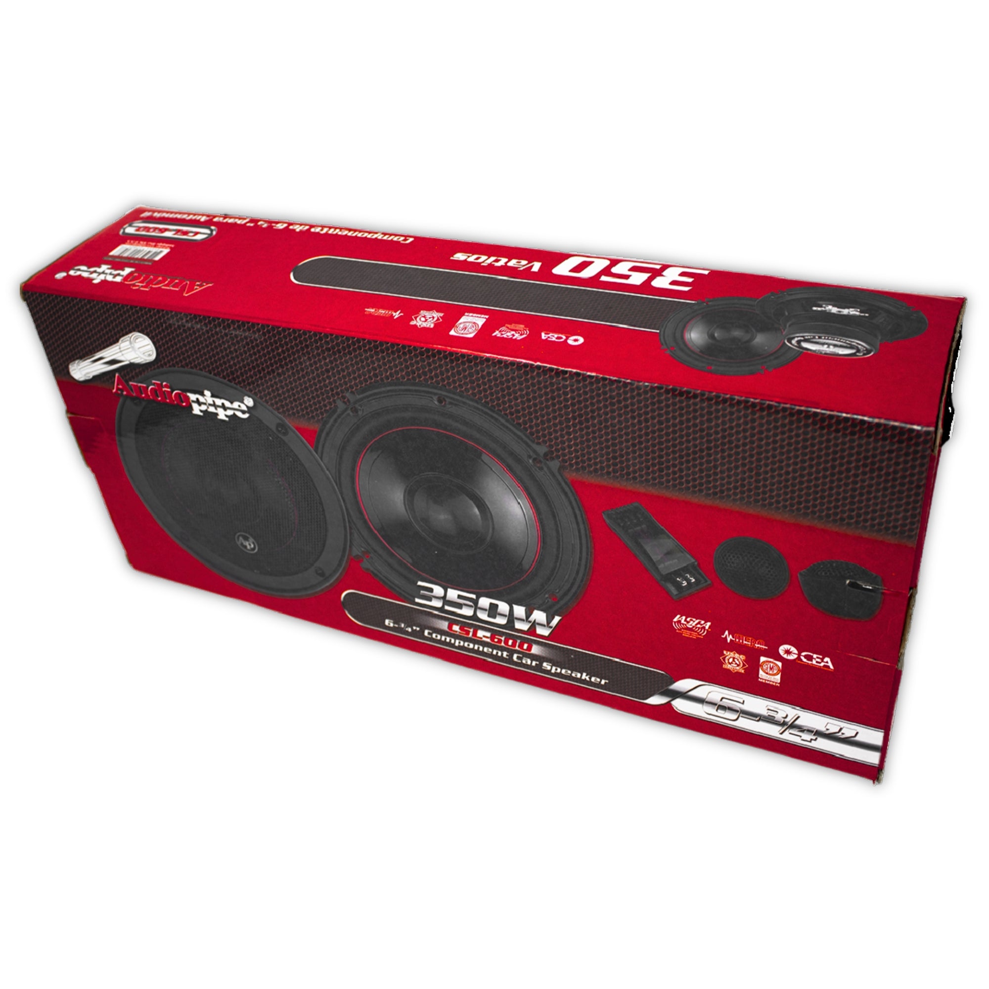 Set De Medios 6.5 Pulgadas 350 watts 4 Ohms Audiopipe CSL600 - Audioshop México lo mejor en Car Audio en México -  Audiopipe