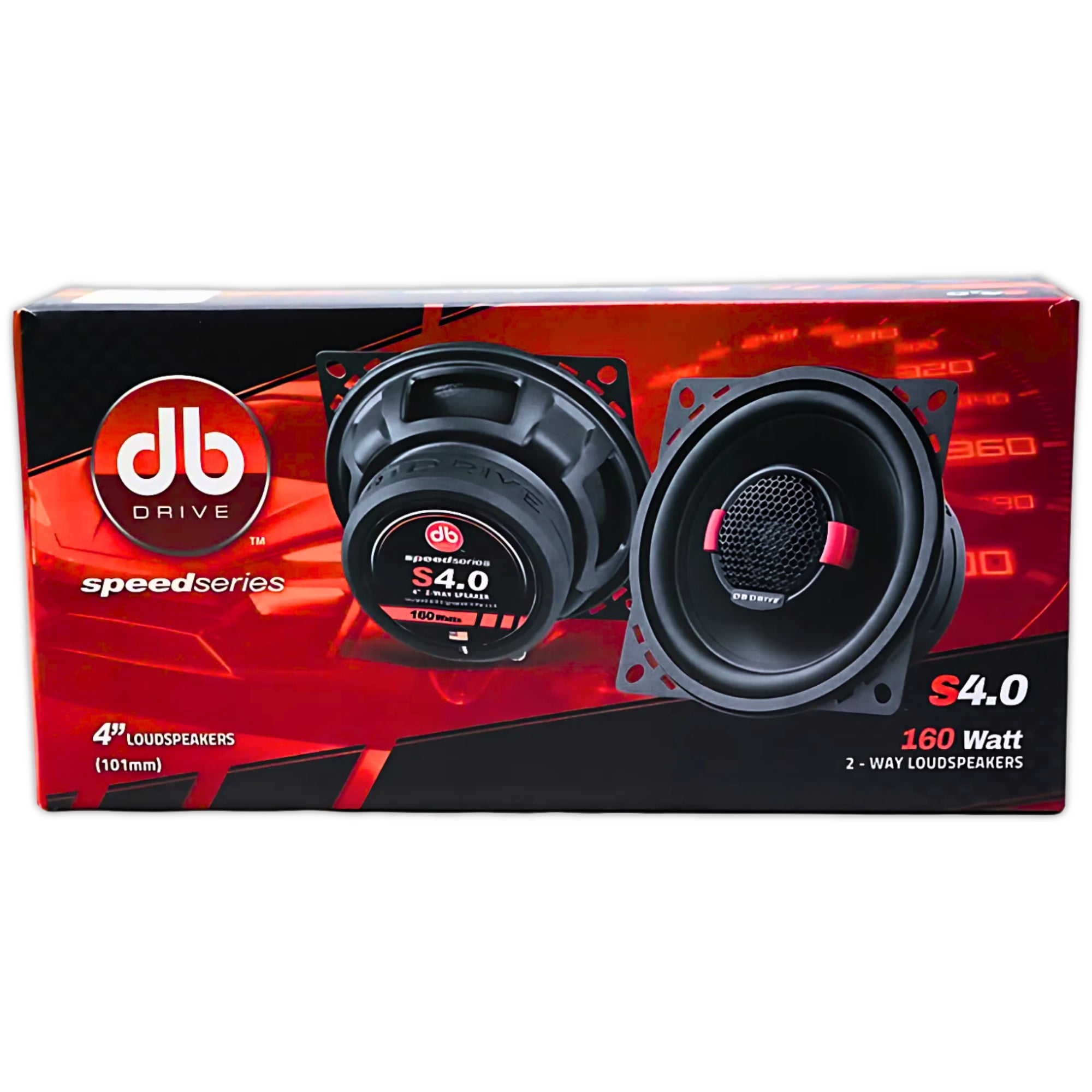 Set de Bocinas Coaxiales DB Drive S4.0 160W 4 PLG - Audioshop México lo mejor en Car Audio en México -  DB Drive