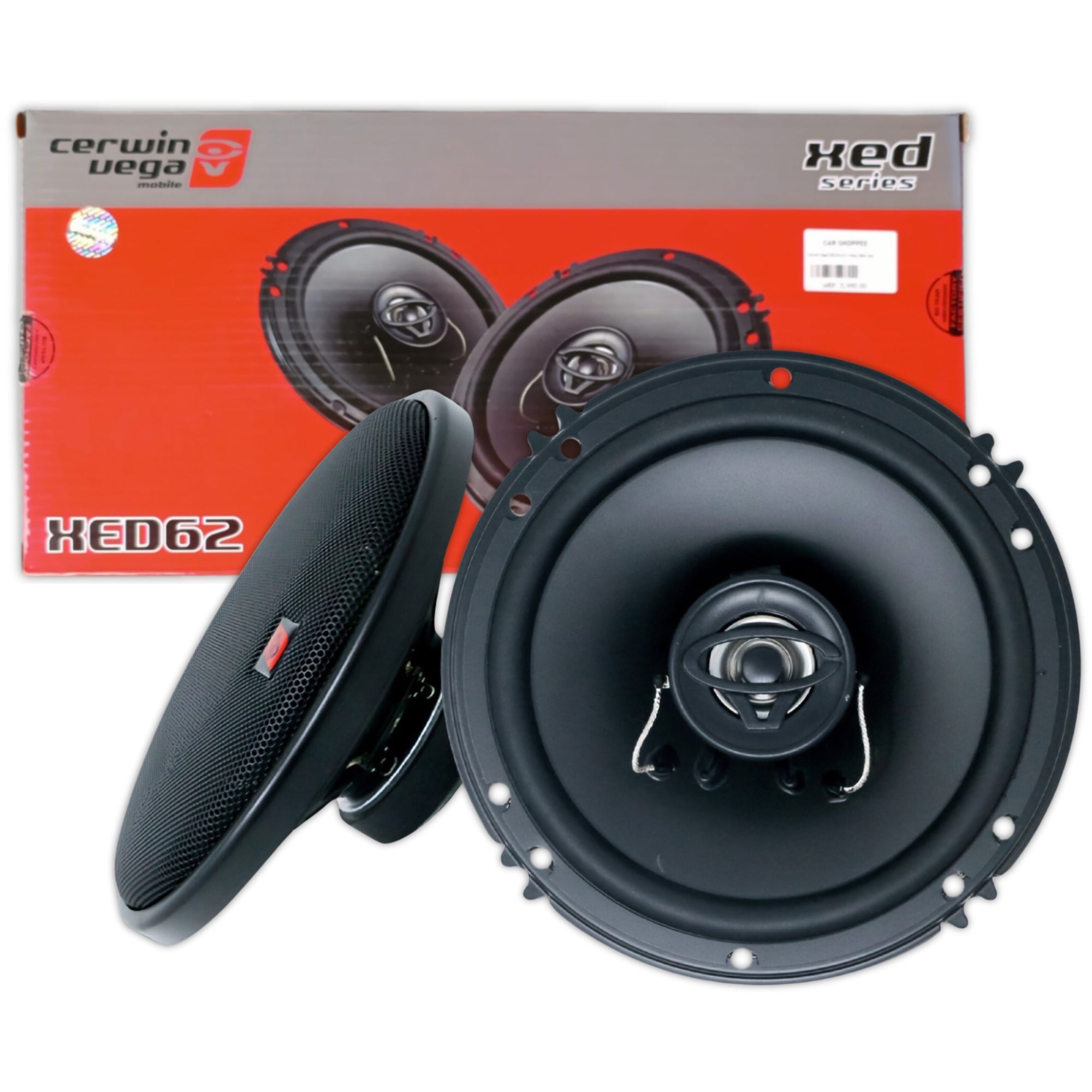 Bocinas Cerwin Vega XED62 6.5 PLG 300W 2 Vías - Audioshop México lo mejor en Car Audio en México -  Cerwin Vega