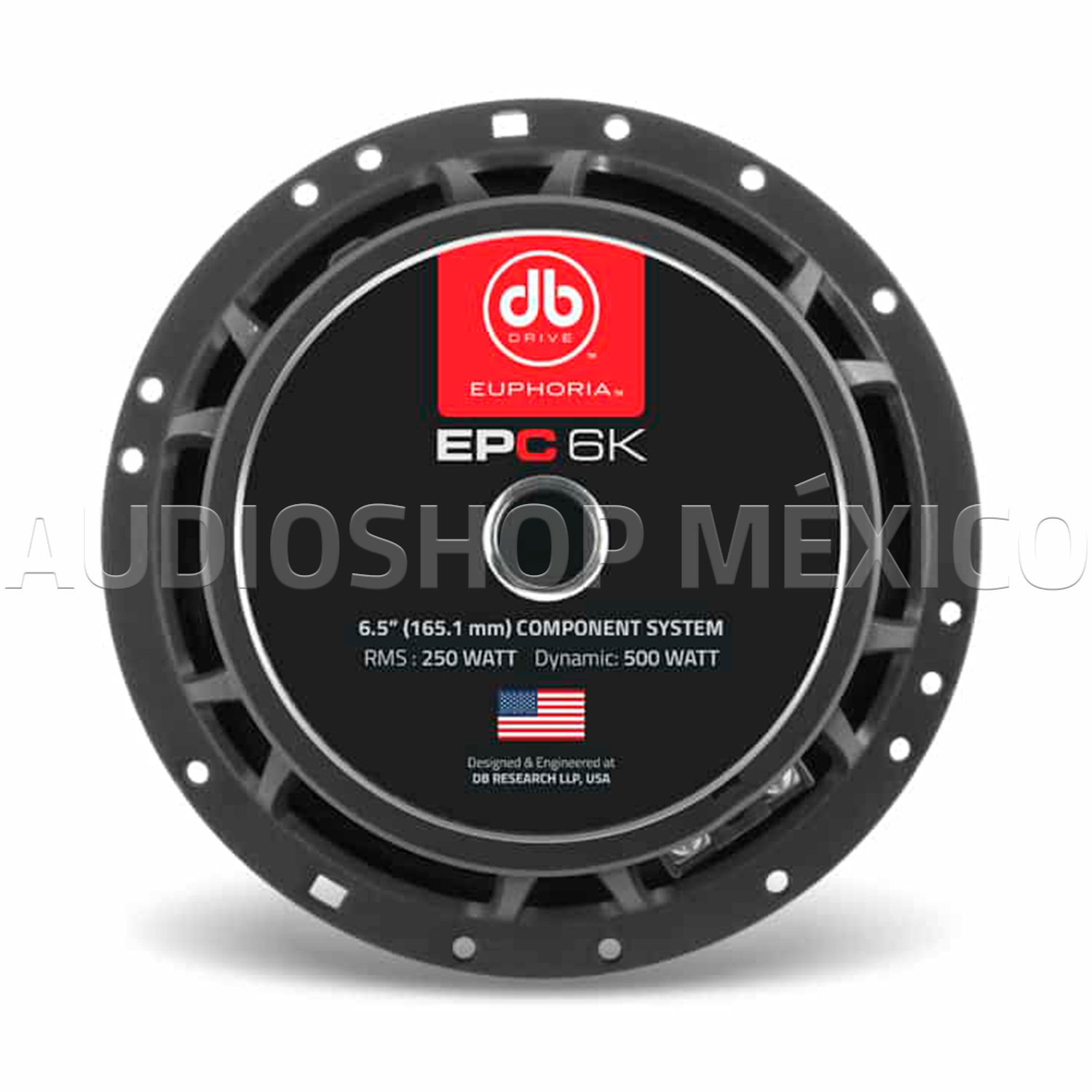Set de Medios Open Show Euphoria EPC 6K 500 Watts 6.5 Pulgadas 250 Watts RMS - Audioshop México lo mejor en Car Audio en México -  Euphoria Audio