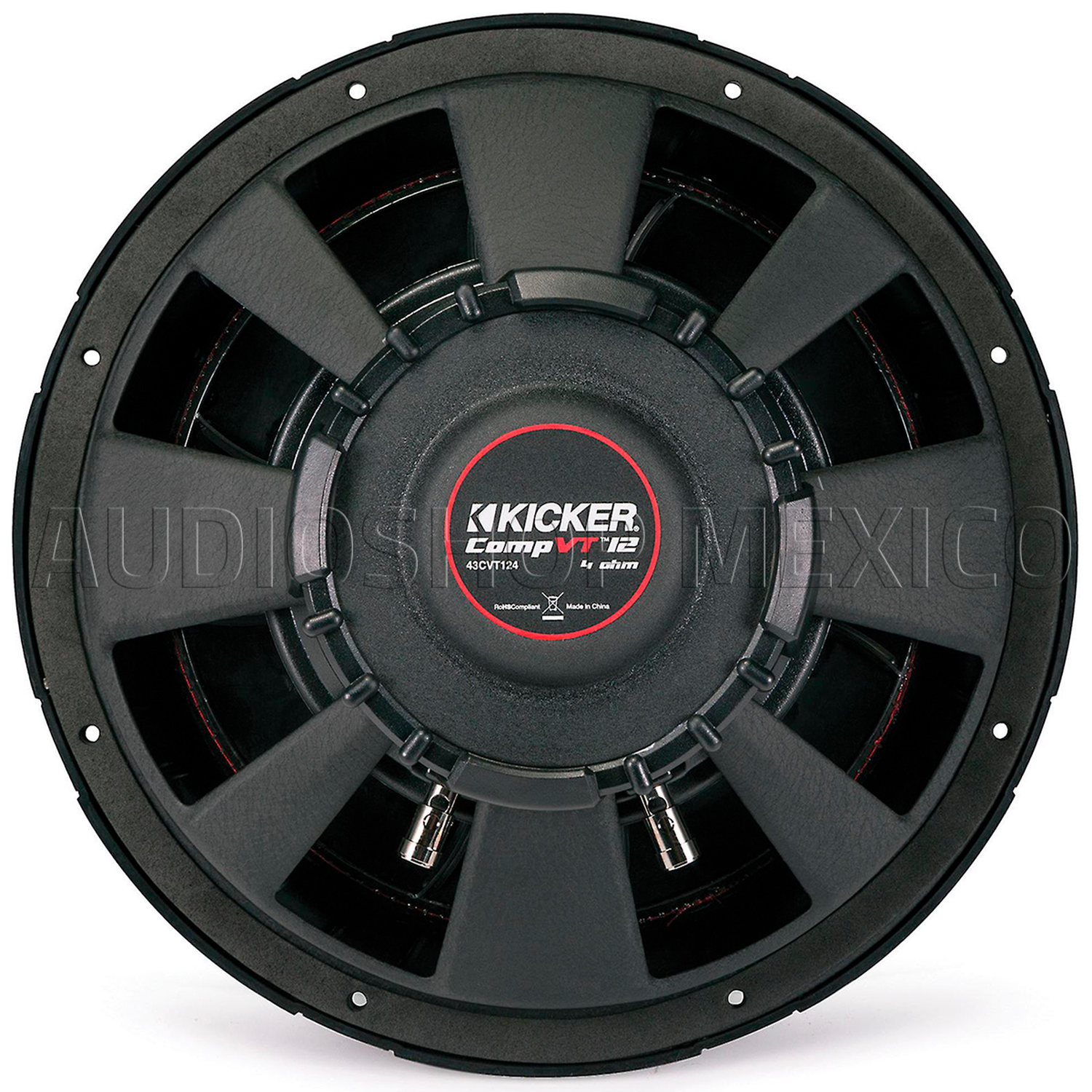 Subwoofer Profesional Kicker CVT12 800 Watts 12 Pulgadas 4 Ohms 400 Watts RMS Bobina Sencilla - Audioshop México lo mejor en Car Audio en México -  Kicker