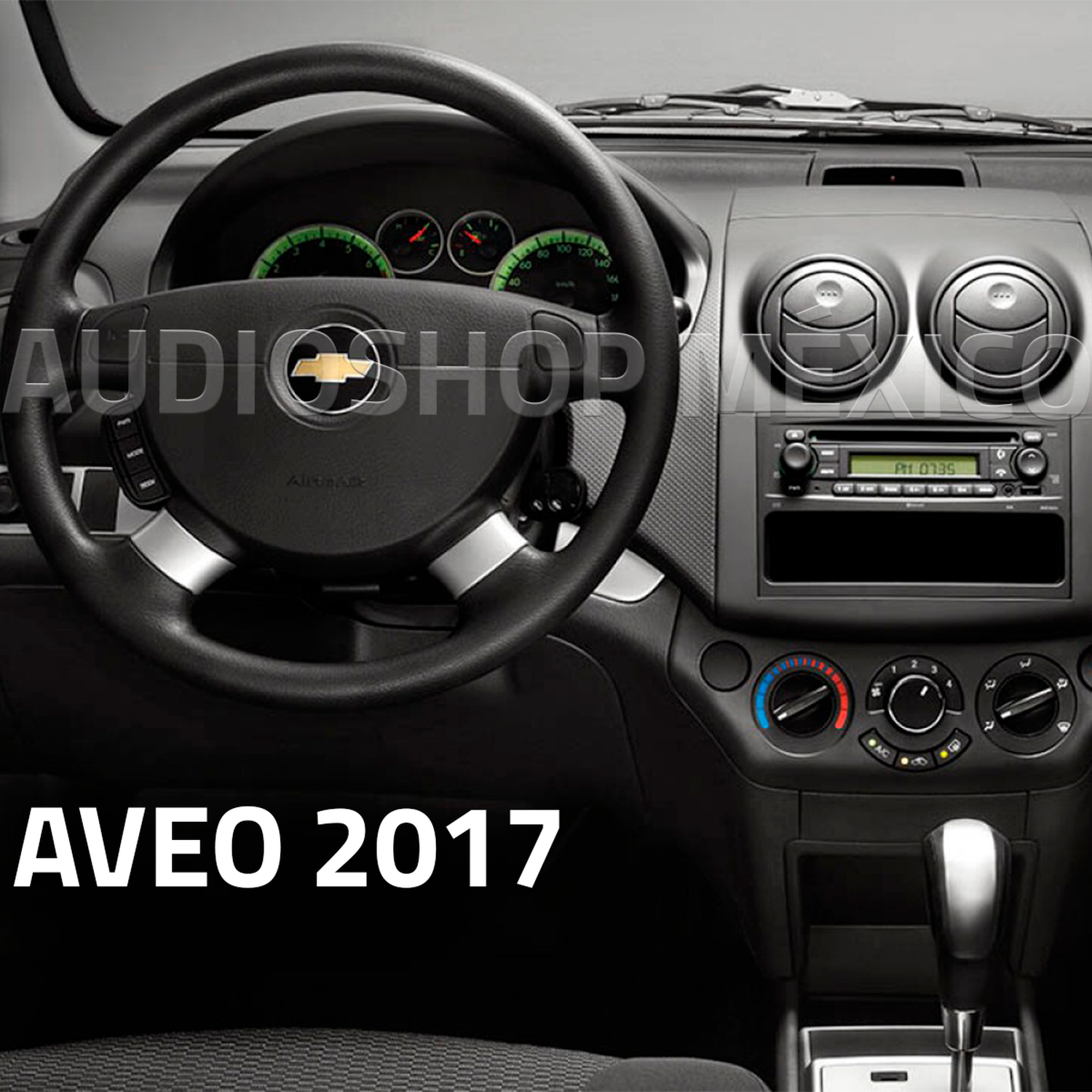 Frente Base Autoestéreo 2 DIN HF Audio HF-0461DD Chevrolet Aveo 2000-2017 - Audioshop México lo mejor en Car Audio en México -  HF Audio