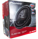 Subwoofer Doble Bobina Pioneer TS-W311D4 1400 Watts 12 Pulgadas 4 Ohms 450 Watts RMS - Audioshop México lo mejor en Car Audio en México -  Pioneer
