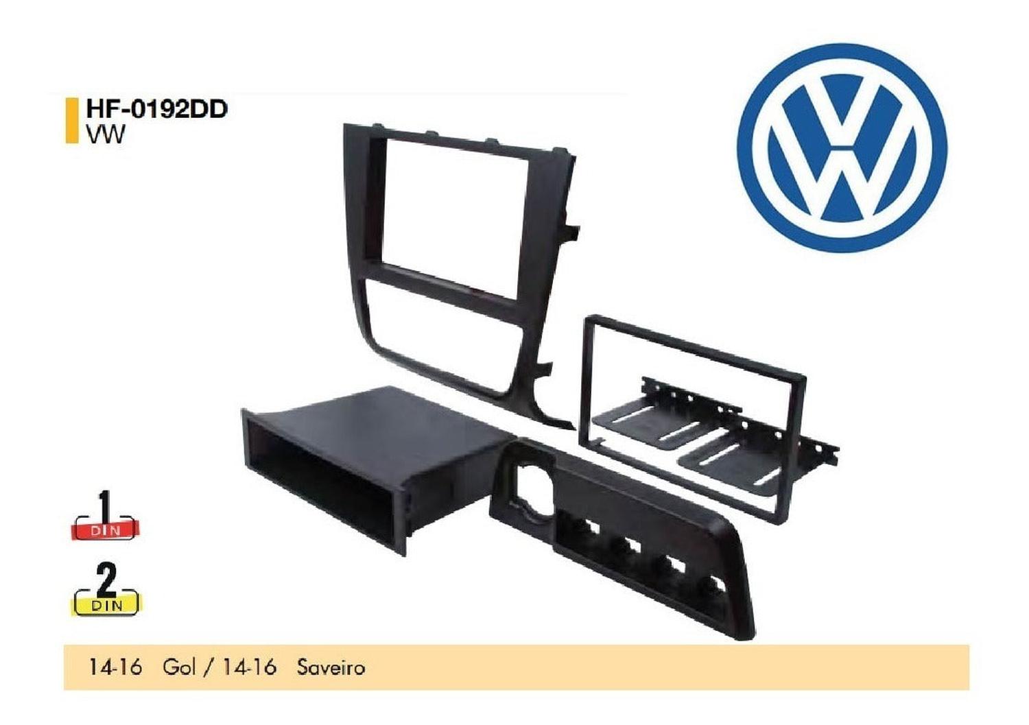 Frente Doble Din HF Audio HF-0192DD Volkswagen 2014-2016 - Audioshop México lo mejor en Car Audio en México -  HF Audio