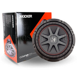 Subwoofer Kicker CVR154 1000 Watts 15 Pulgadas 4 Ohms 500 Watts RMS Doble Bobina CompVR Series
