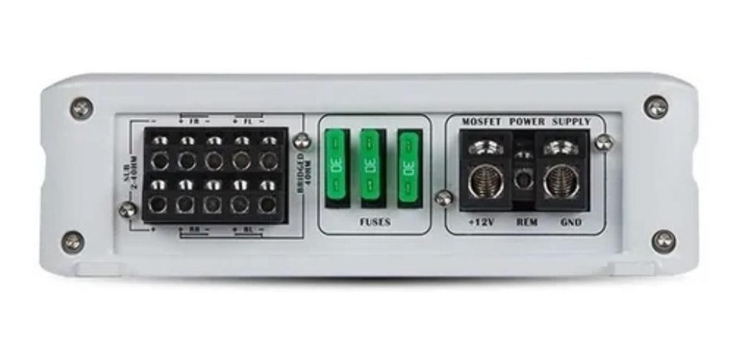 Amplificador Marino Rock Series RKS-1000.5DMW 1500 Watts 5 Canales Clase AB+D Híbrido Color Blanco - Audioshop México lo mejor en Car Audio en México -  Rock Series