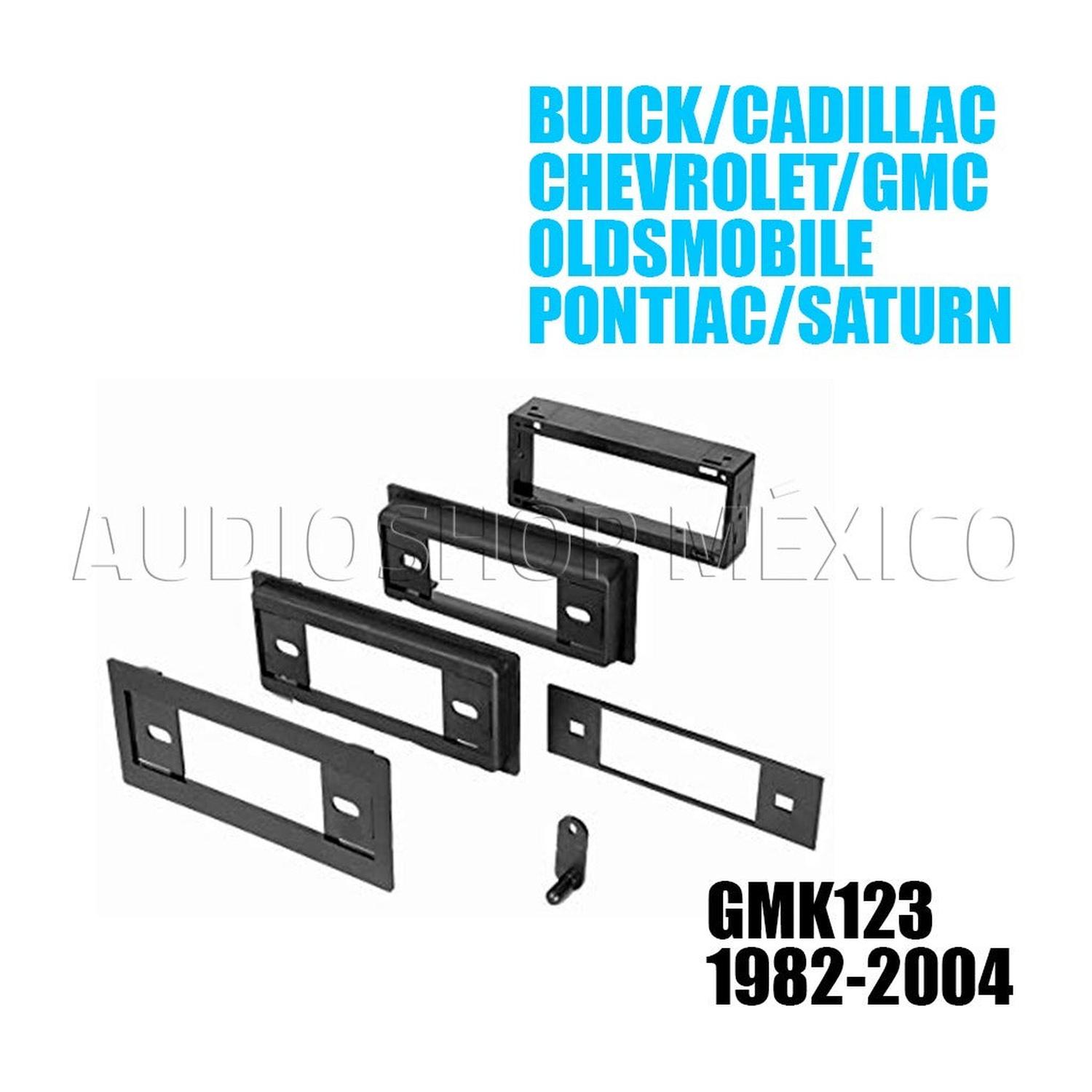 Frente Base Autoestéreo 1 DIN American International GMK123 Cadillac Chevrolet GMC 1982-2004 - Audioshop México lo mejor en Car Audio en México -  American International