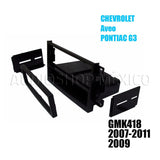 Frente Base Autoestéreo 1 DIN American International GMK418 Chevrolet Aveo 2007-2011 y Pontiac G3 20