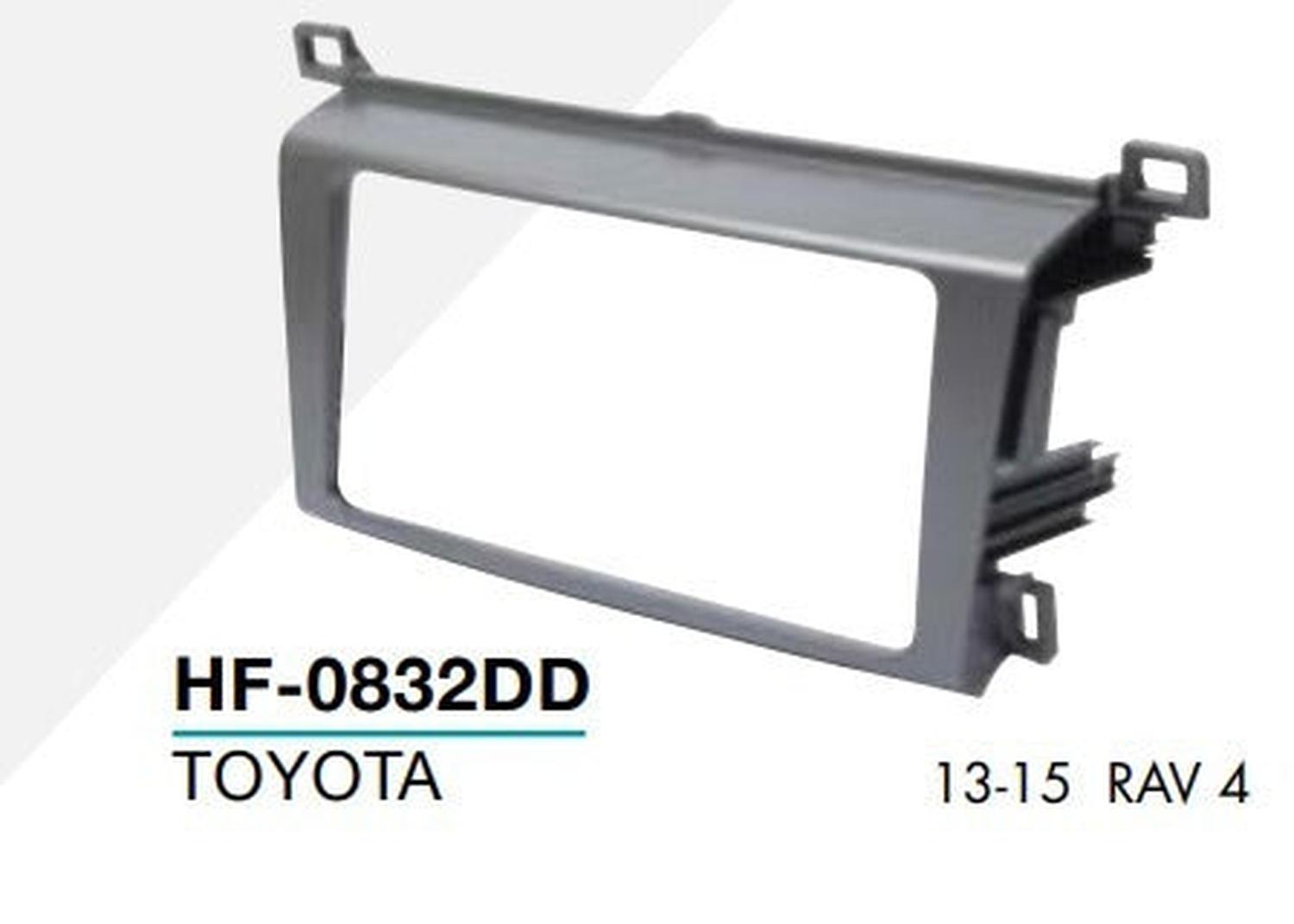 Frente Base Autoestéreo 2 DIN HF Audio HF-0832DD para Toyota RAV 4 2013-2015 Corolla 2009-2011 - Audioshop México lo mejor en Car Audio en México -  HF Audio