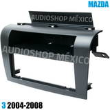 Frente Base Autoestéreo 1 DIN HF Audio HF-0890 Mazda 3 2004-2008