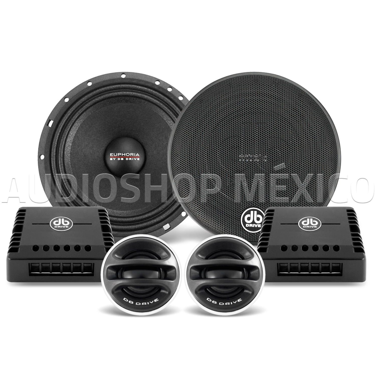 Set de Medios Open Show Euphoria EPC 6K 500 Watts 6.5 Pulgadas 250 Watts RMS - Audioshop México lo mejor en Car Audio en México -  Euphoria Audio