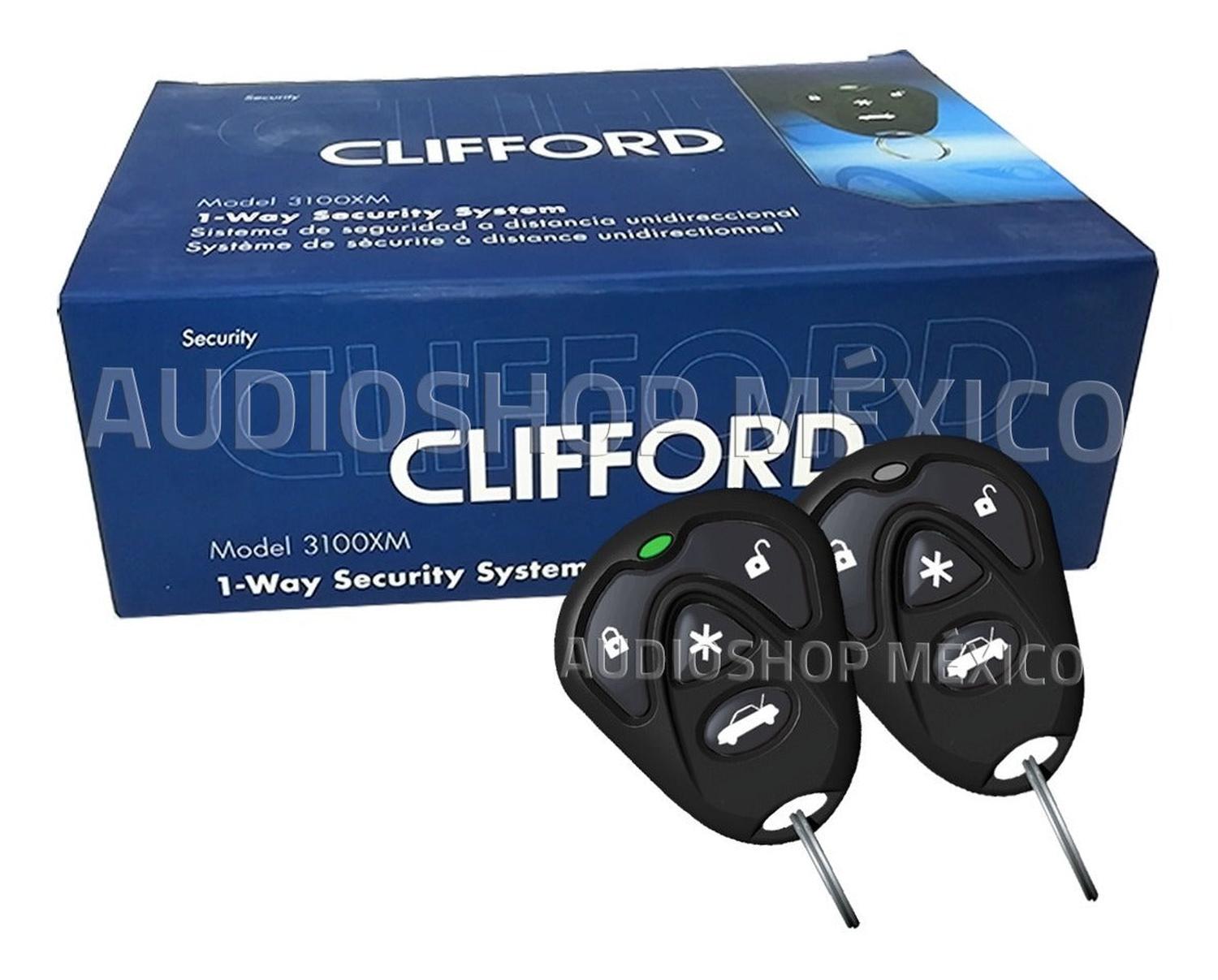 Alarma Universal Clifford 3100xm 3 Canales 1 Via Para Automóvil y Camioneta - Audioshop México lo mejor en Car Audio en México -  Clifford