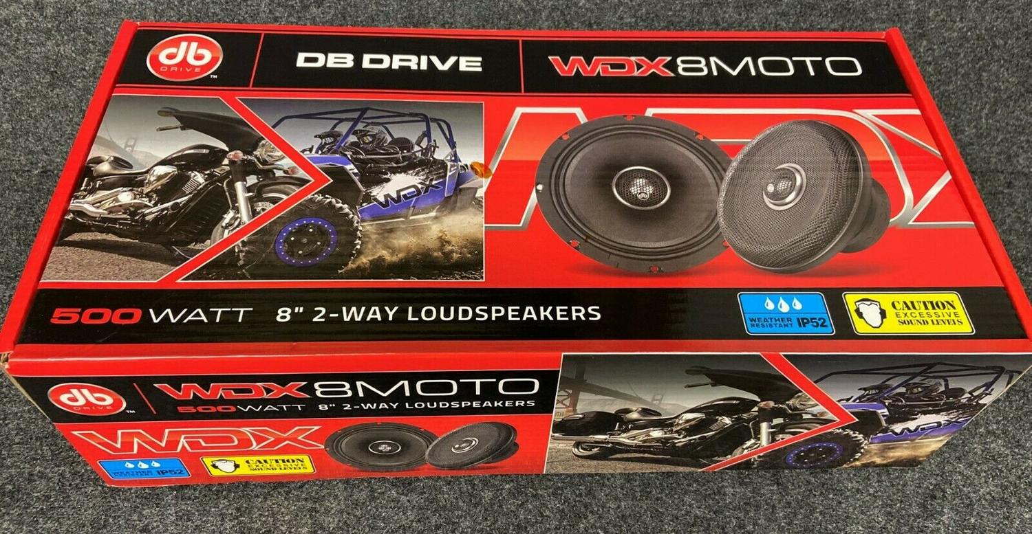 Bocinas Coaxiales Marinas DB Drive WDX8MOTO 500 Watts 8 ... - Audioshop México lo mejor en Car Audio en México -  DB Drive
