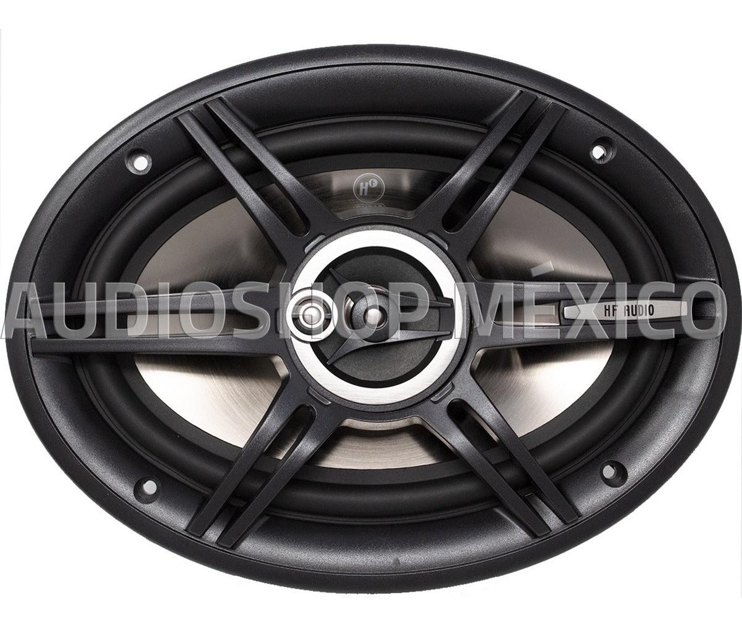 Paquete Estéreo, 2 Bocinas de 6.5" Pulgadas y 2 Bocinas de 6x9 Pulgadas HF Audio HF-PKD120UB - Audioshop México lo mejor en Car Audio en México -  HF Audio