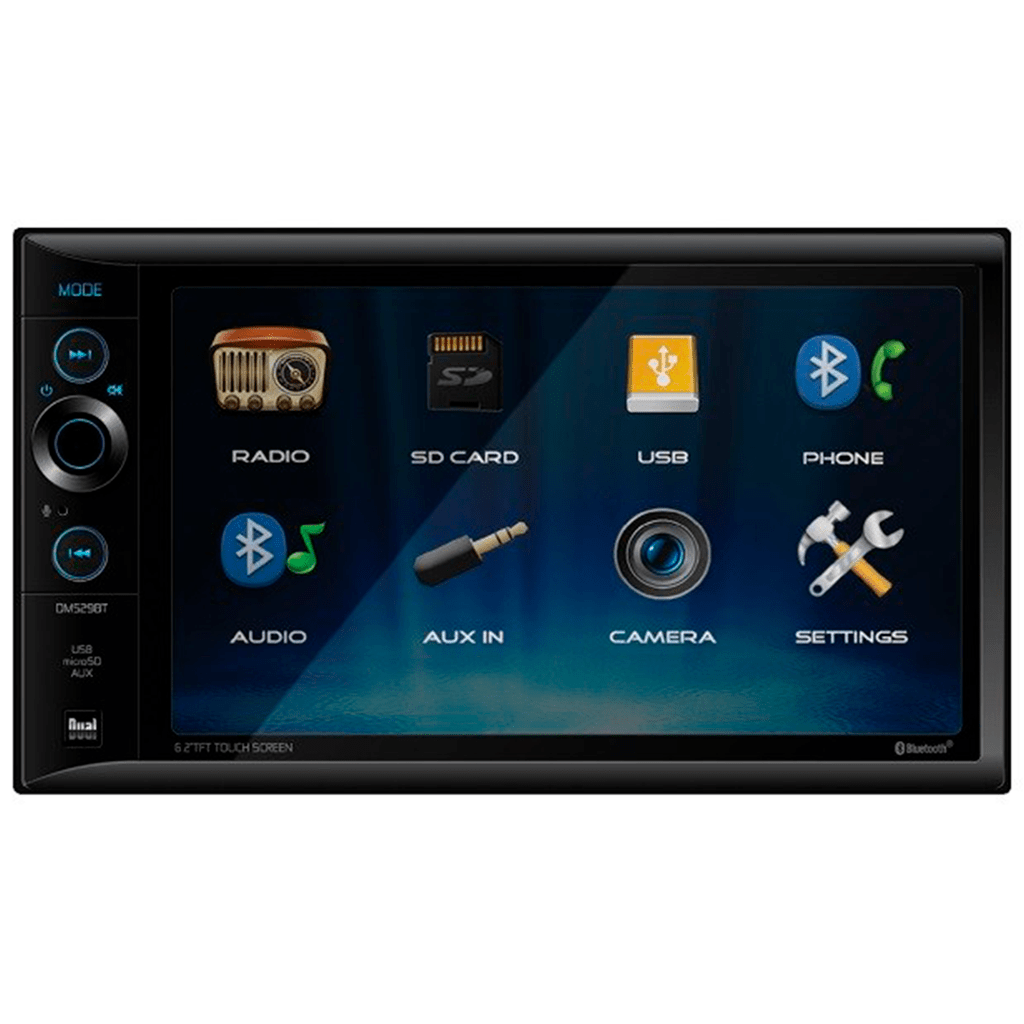Autoestereo Dual Doble Din Con Bluetooth 6.2 Sd, Dm529bt - Audioshop México lo mejor en Car Audio en México -  Dual
