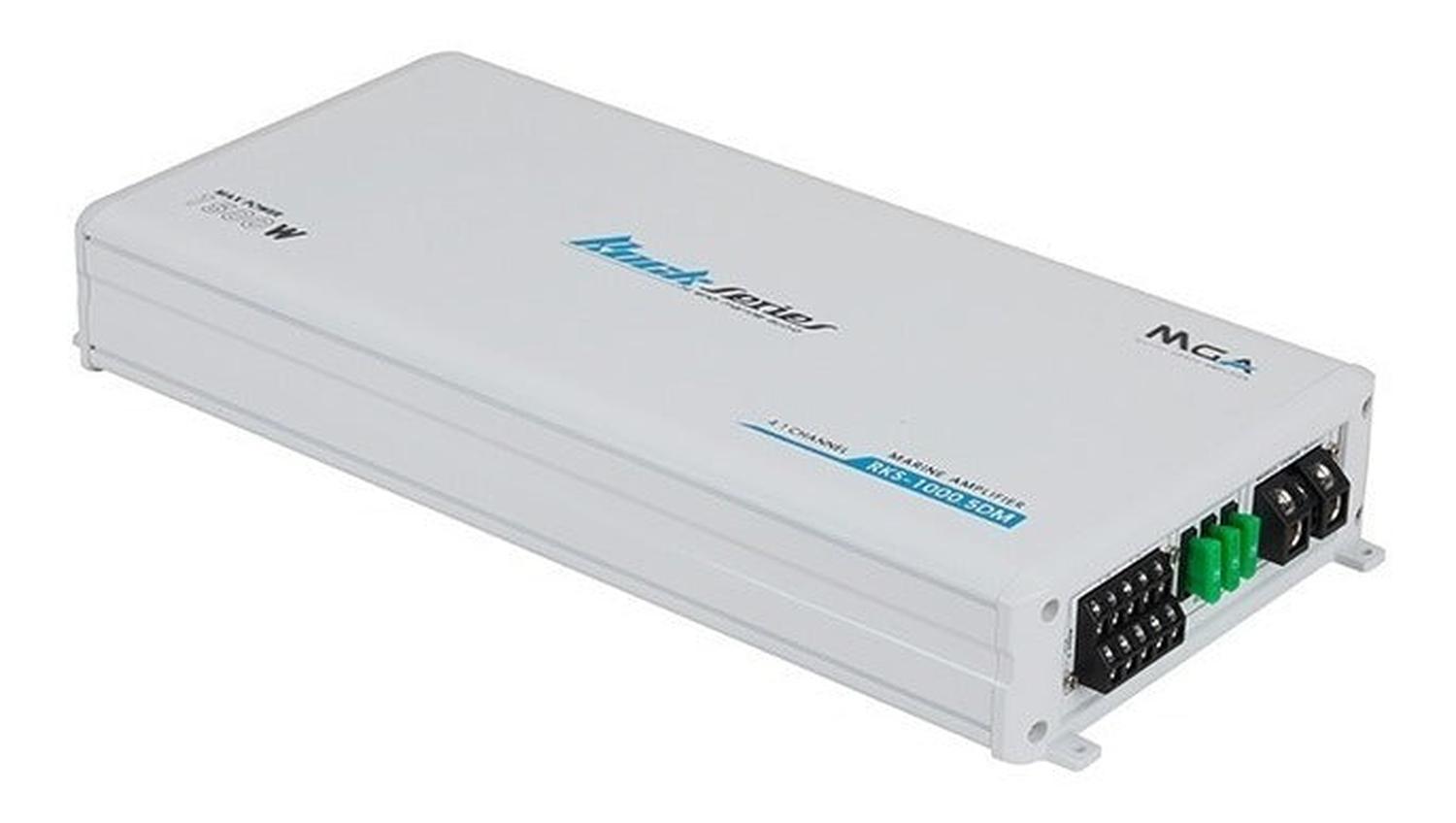 Amplificador Marino Rock Series RKS-1000.5DMW 1500 Watts 5 Canales Clase AB+D Híbrido Color Blanco - Audioshop México lo mejor en Car Audio en México -  Rock Series