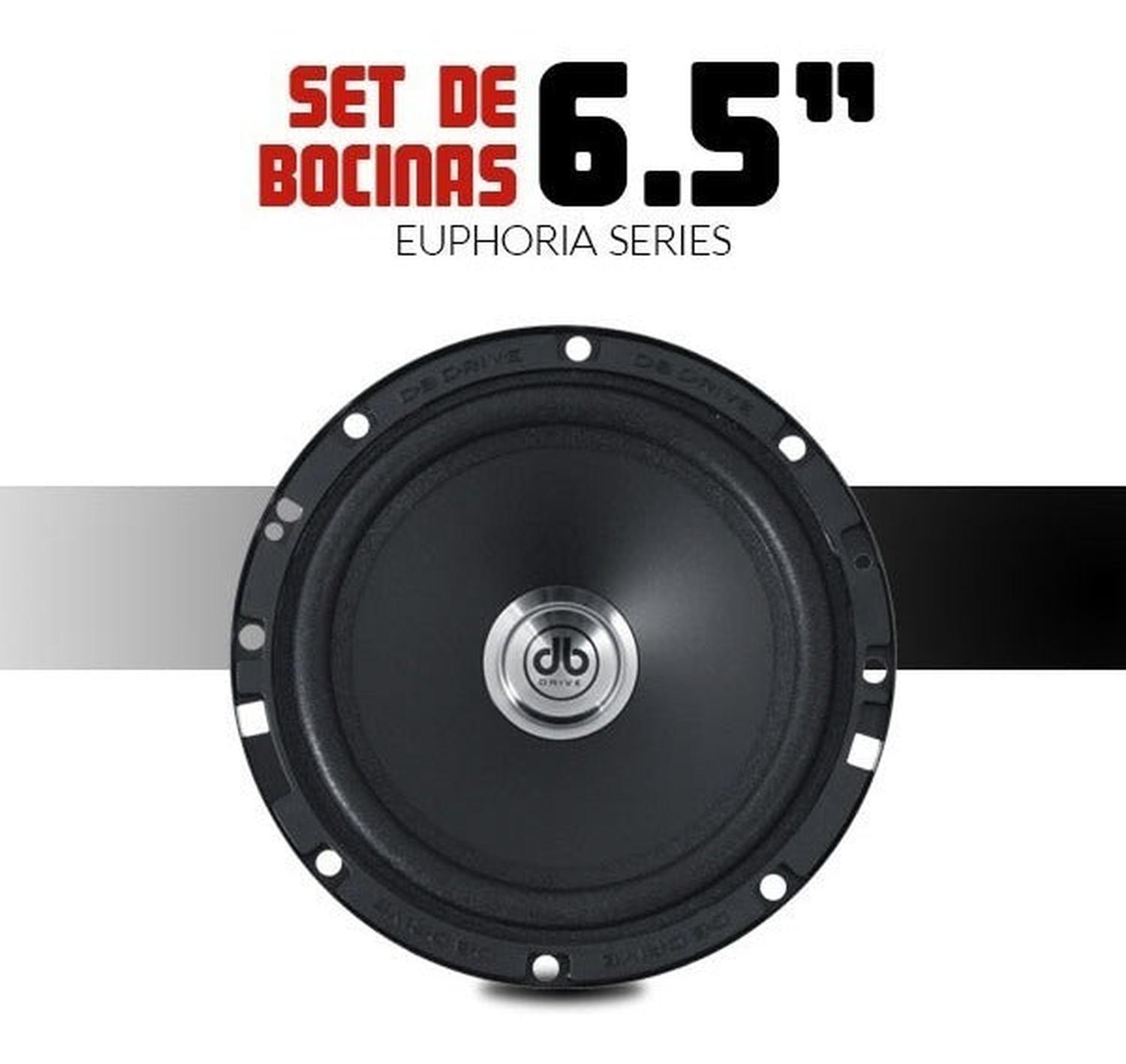 Set de Medios DB Drive Euphoria Audio ES5 6C 190 Watts 6.5 Pulgadas 4 Ohms 2 Vías - Audioshop México lo mejor en Car Audio en México -  Euphoria Audio