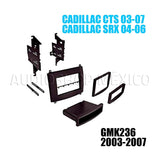 Frente Base Autoestéreo 1 y 2 DIN American International GMK236 Cadillac CTS y SRX 2003-2008 - Audioshop México lo mejor en Car Audio en México -  American International