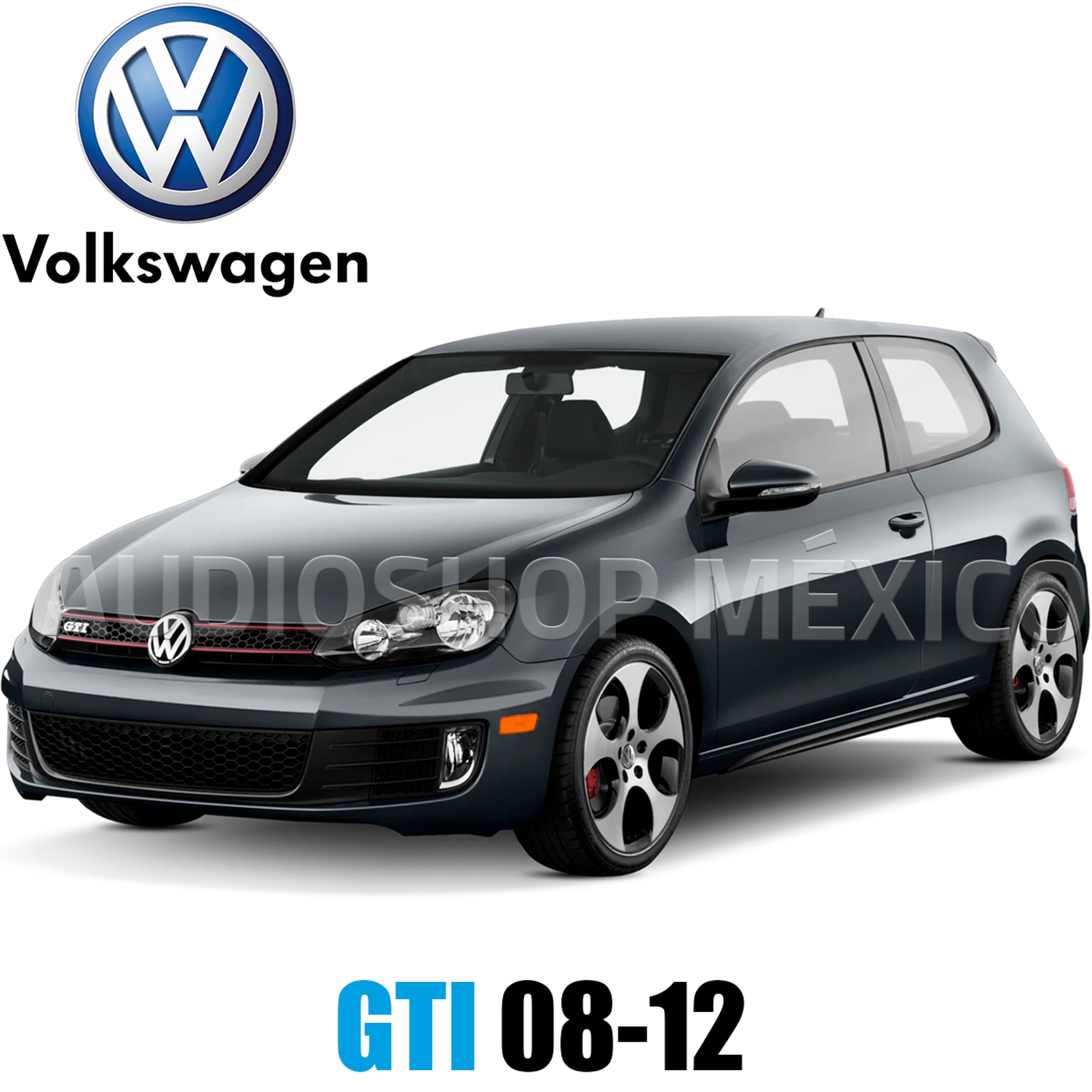 Frente Base Autoestéreo 2 DIN HF Audio HF-0120DDW Volkswagen Jetta 2010-2017 - Audioshop México lo mejor en Car Audio en México -  HF Audio