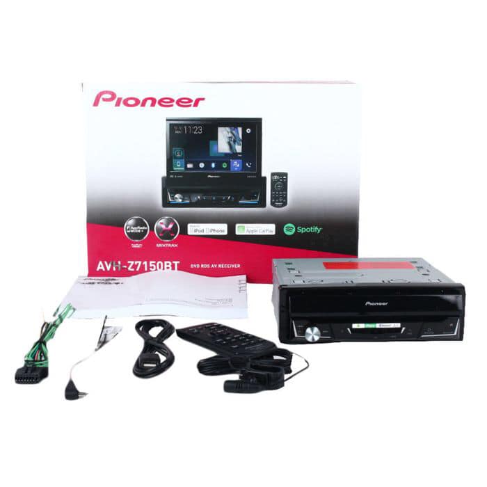 Pantalla Táctil Motorizada de 1 DIN Pioneer AVH-Z7150BT 7" Waze Android iOS Reproduce Películas HD USB - Audioshop México lo mejor en Car Audio en México -  Pioneer