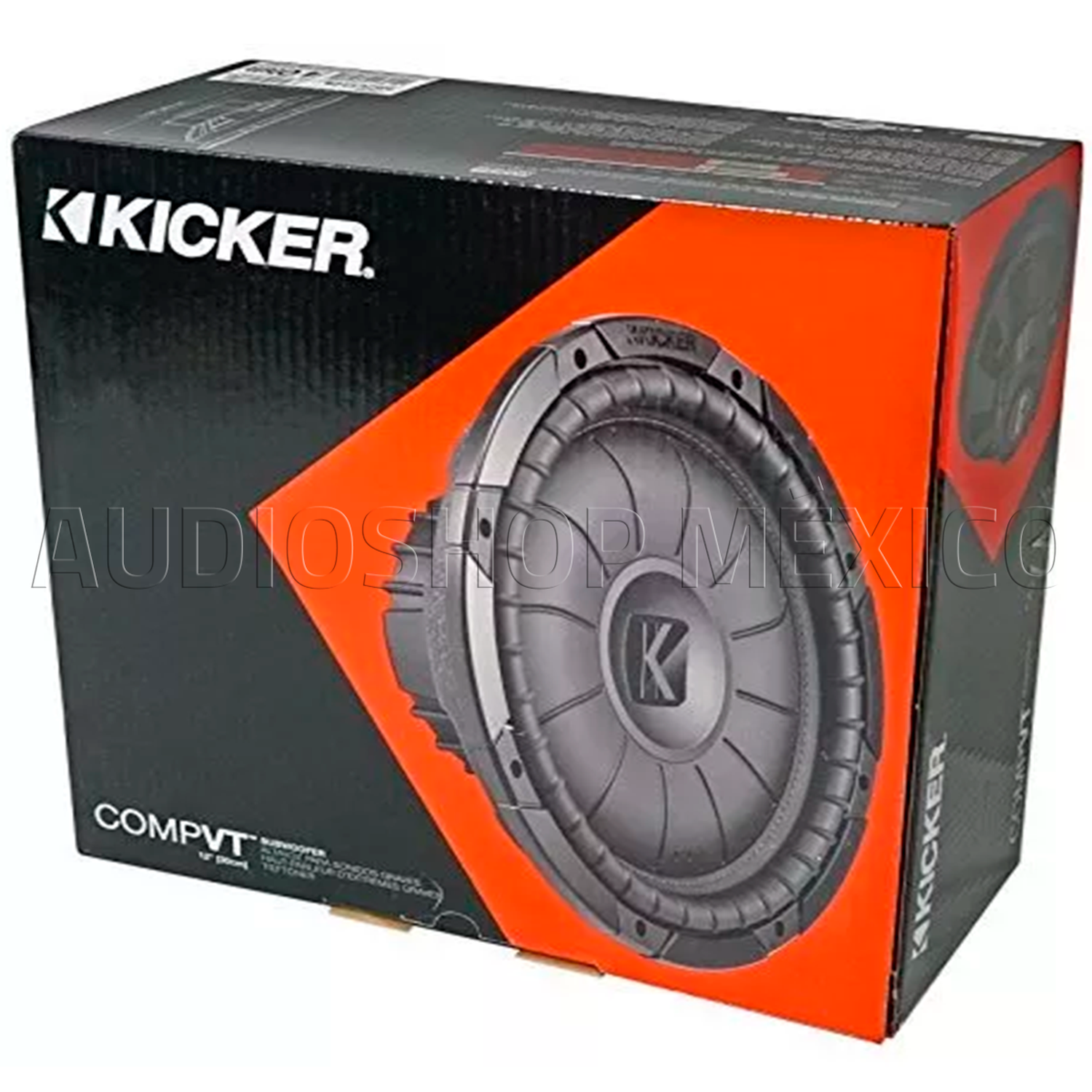 Subwoofer Profesional Kicker CVT12 800 Watts 12 Pulgadas 4 Ohms 400 Watts RMS Bobina Sencilla - Audioshop México lo mejor en Car Audio en México -  Kicker