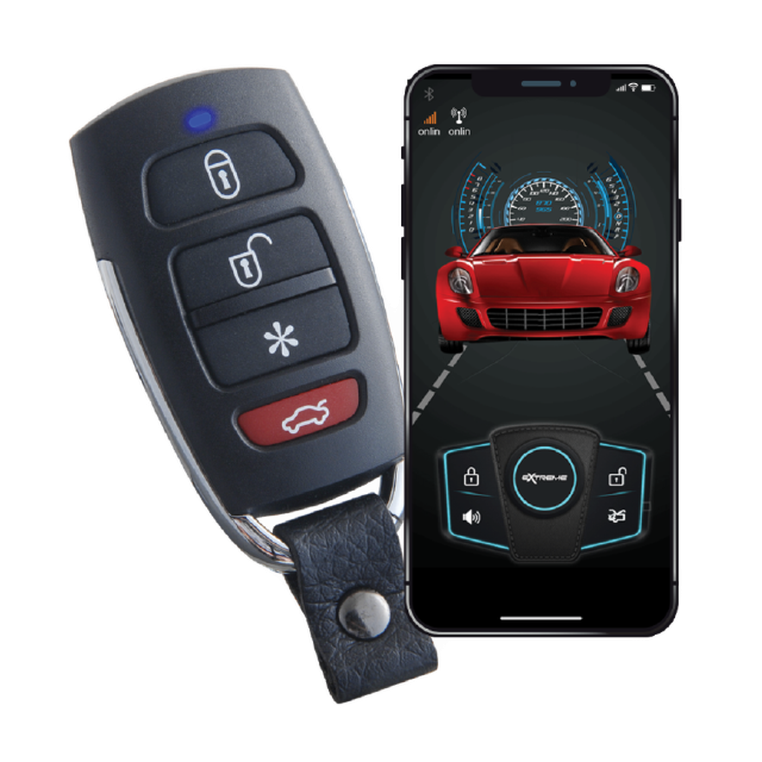 Alarma 3 Canales Extreme Artemis Bt Controla Tu Vehículo Por Smartphone - Audioshop México lo mejor en Car Audio en México -  Extreme