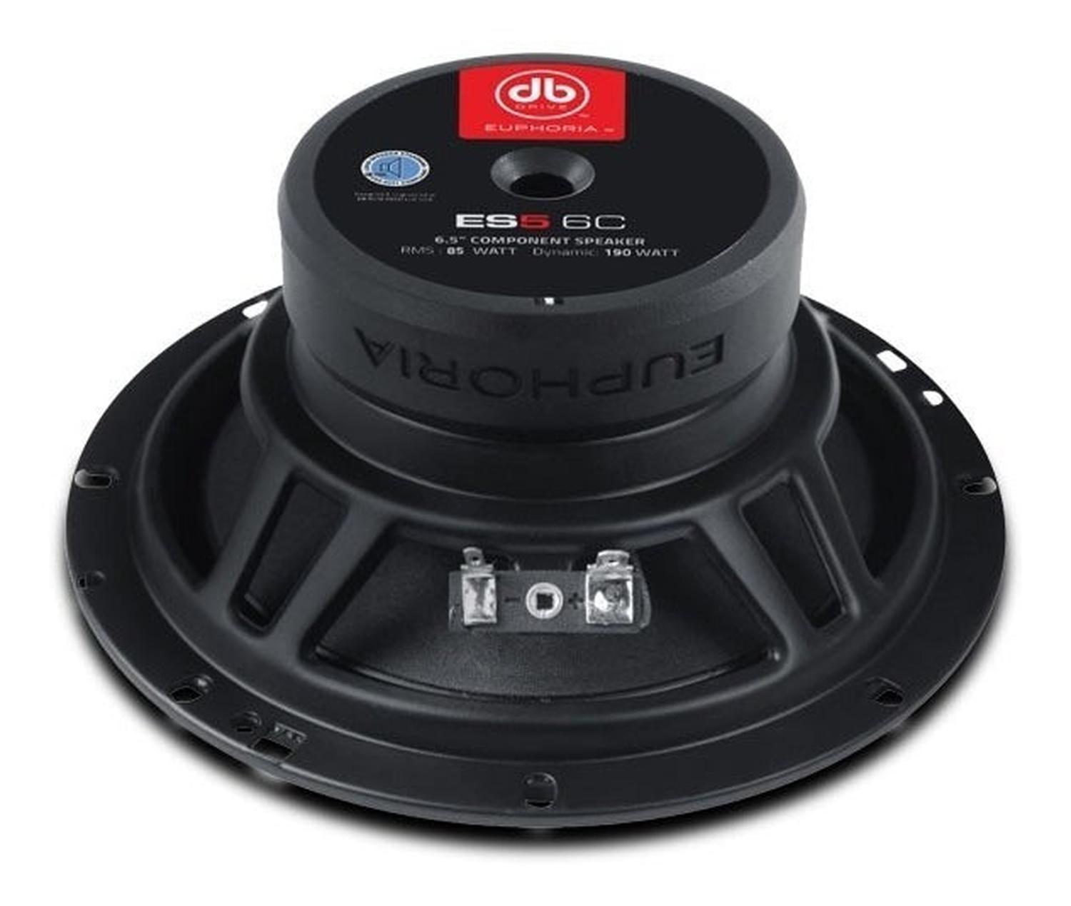 Set de Medios DB Drive Euphoria Audio ES5 6C 190 Watts 6.5 Pulgadas 4 Ohms 2 Vías - Audioshop México lo mejor en Car Audio en México -  Euphoria Audio