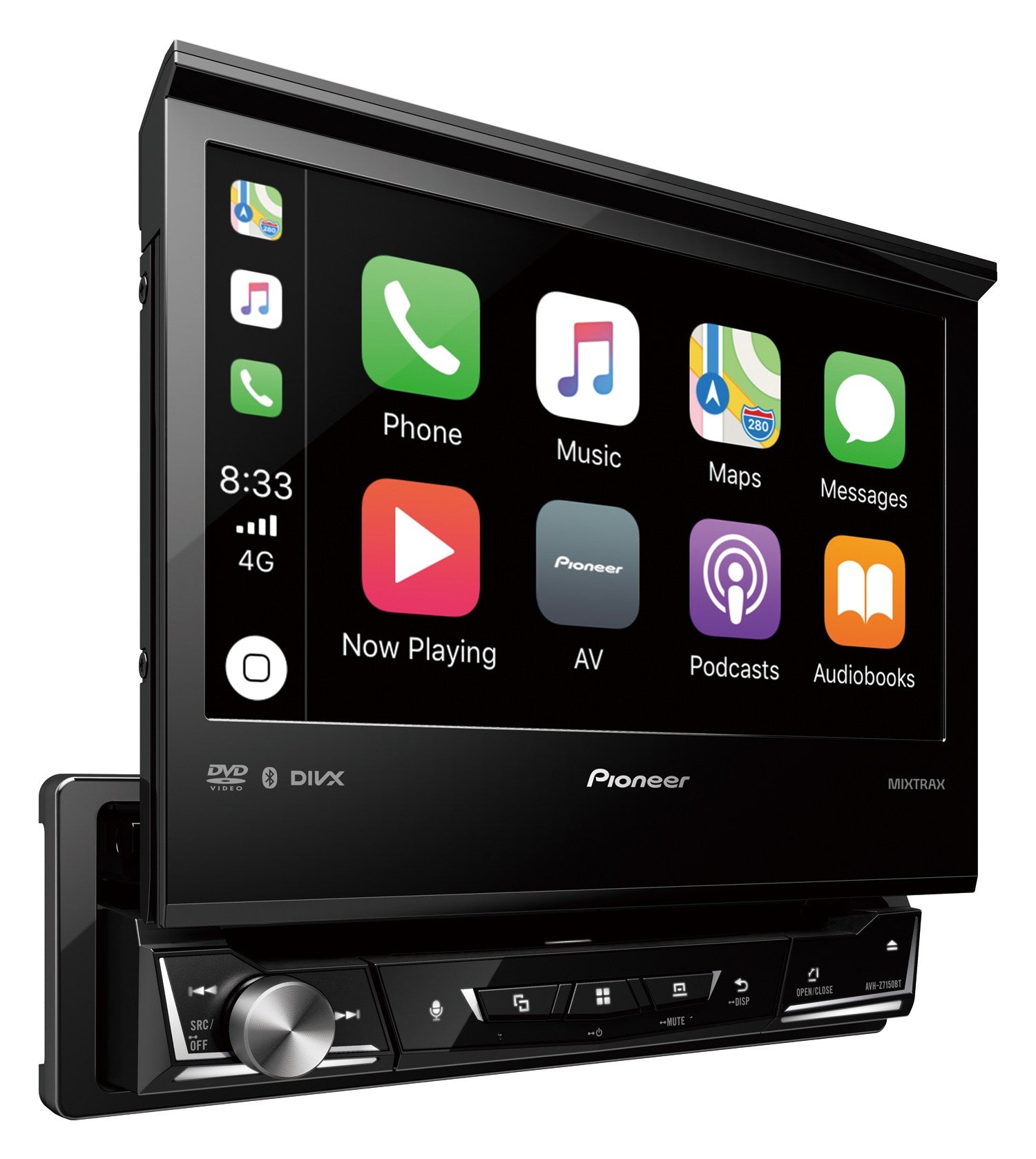 Pantalla Táctil Motorizada de 1 DIN Pioneer AVH-Z7150BT 7" Waze Android iOS Reproduce Películas HD USB - Audioshop México lo mejor en Car Audio en México -  Pioneer