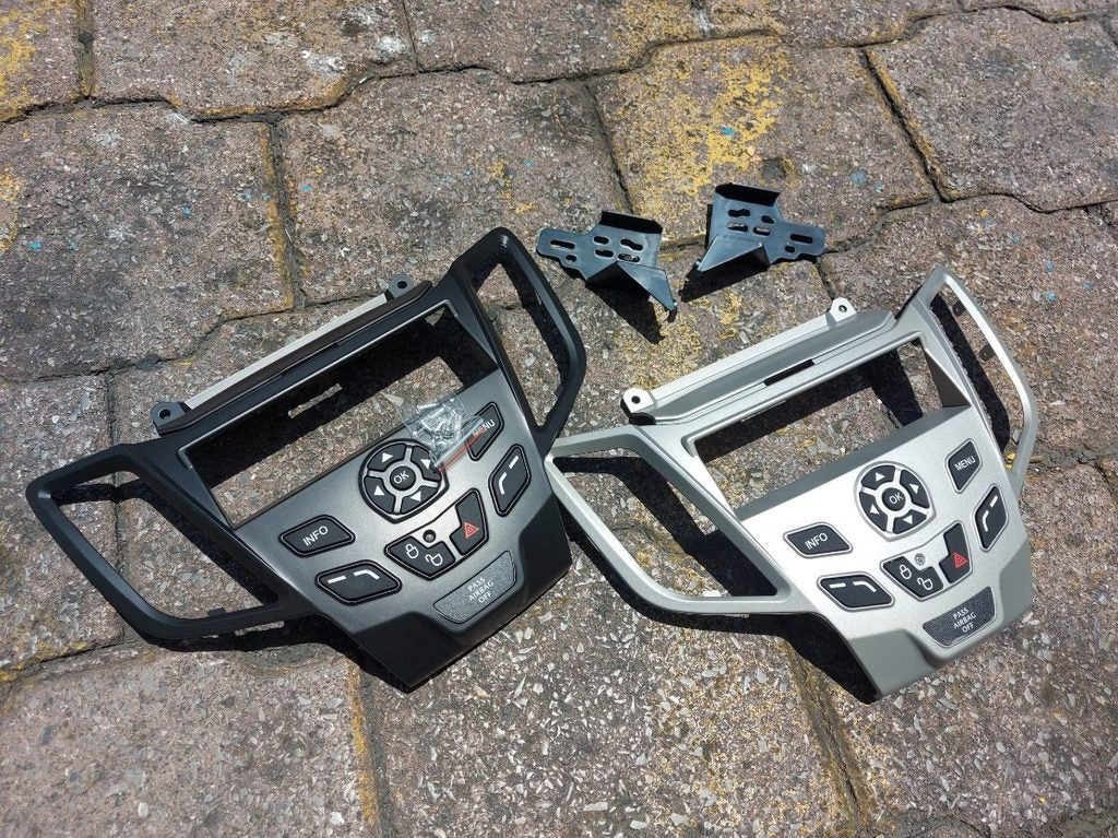 Frente Base Autoestéreo 1 DIN HF Audio HF-0594B Ford Fiesta 2011-2018 Color Negro - Audioshop México lo mejor en Car Audio en México -  HF Audio