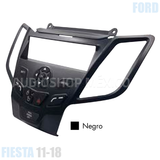 Frente Base Autoestéreo 1 DIN HF Audio HF-0594B Ford Fiesta 2011-2018 Color Negro