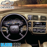 Frente Base Autoestéreo 1 DIN HF-0425 Chevrolet Blazer Bravada GMC Sonoma Jimmy 1994-1997 - Audioshop México lo mejor en Car Audio en México -  HF Audio