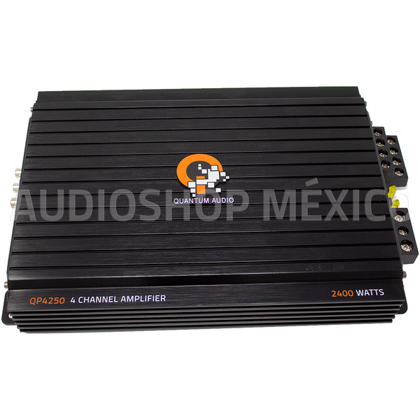 Amplificador 4 Canales Quantum Audio QP4250 2400 Watts Clase AB 2 Ohms